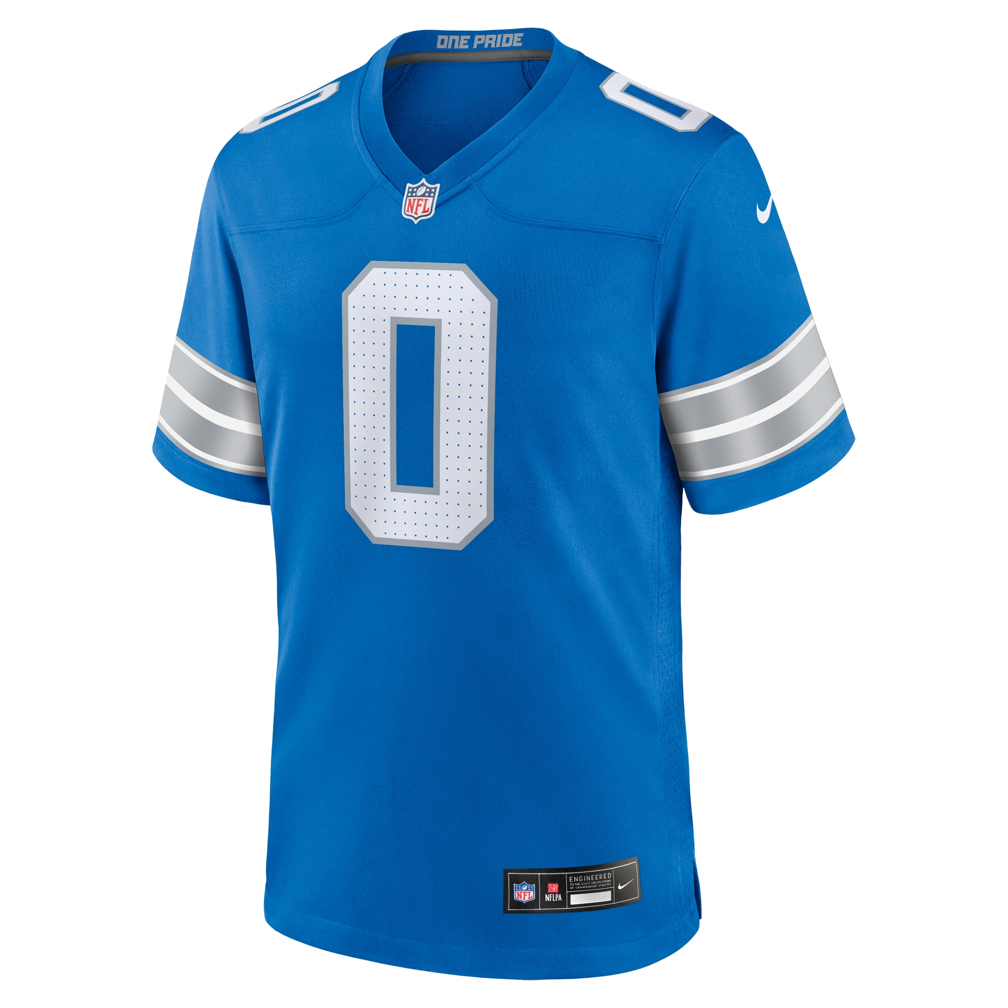 Detroit Lions Terrion Arnold Blue Player Game NFL Jersey Men's