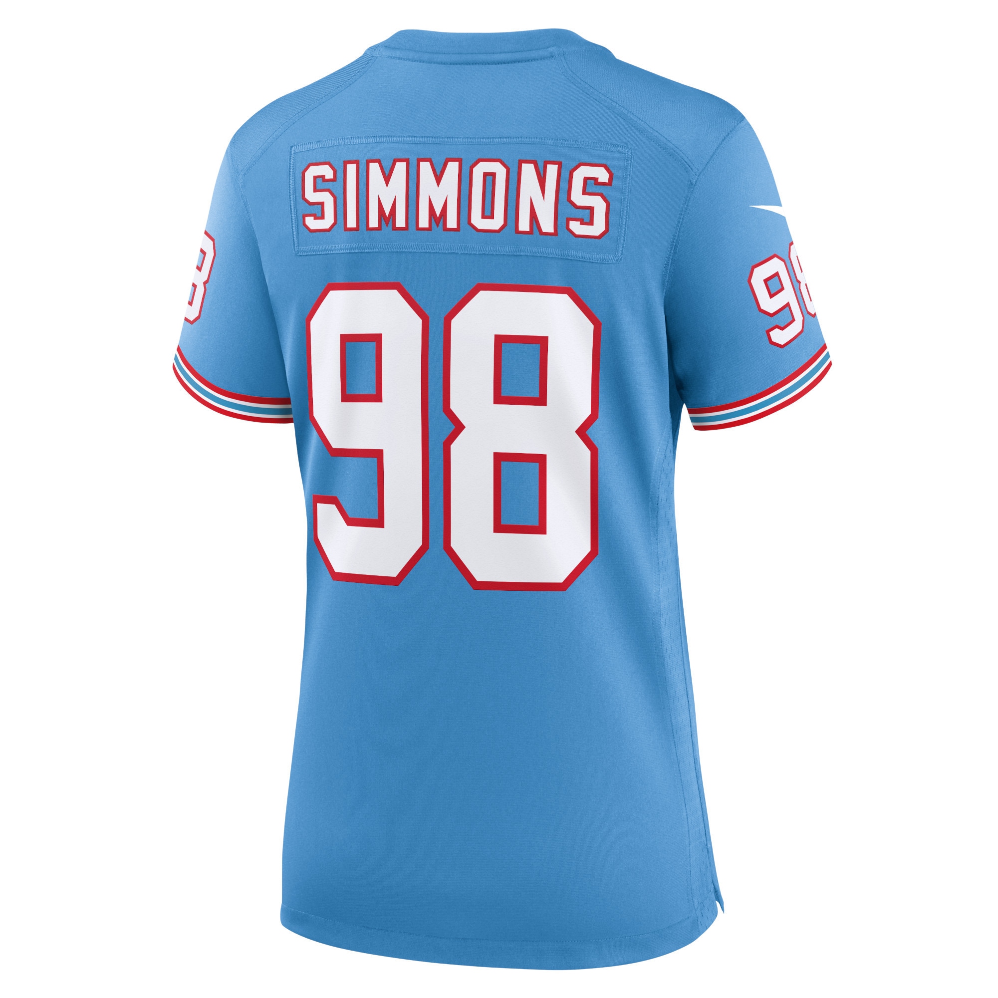 Tennessee Titans Jeffery Simmons Light Blue Player NFL Jersey Women's