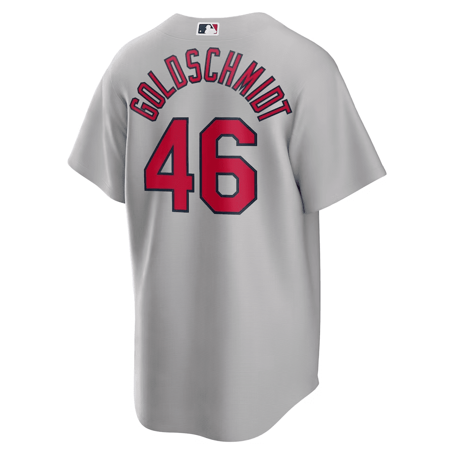 Paul Goldschmidt 46 St. Louis Cardinals Road Gray MLB Jersey Men's