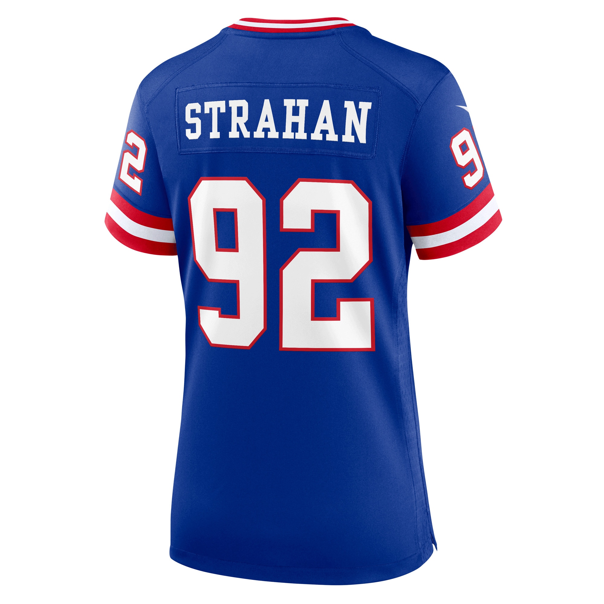 New York Giants Michael Strahan Royal Classic Retired Player Game NFL Jersey Women's