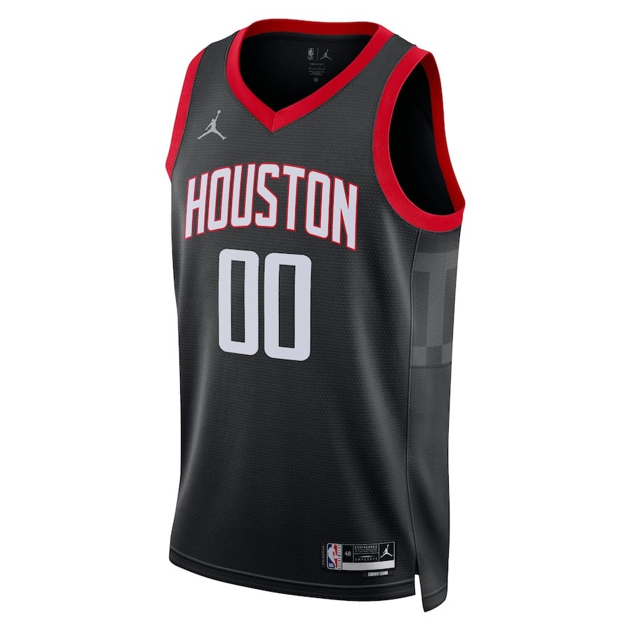Houston Rockets Unisex 2024/25 Swingman Custom Statement Edition Black NBA Jersey Unisex