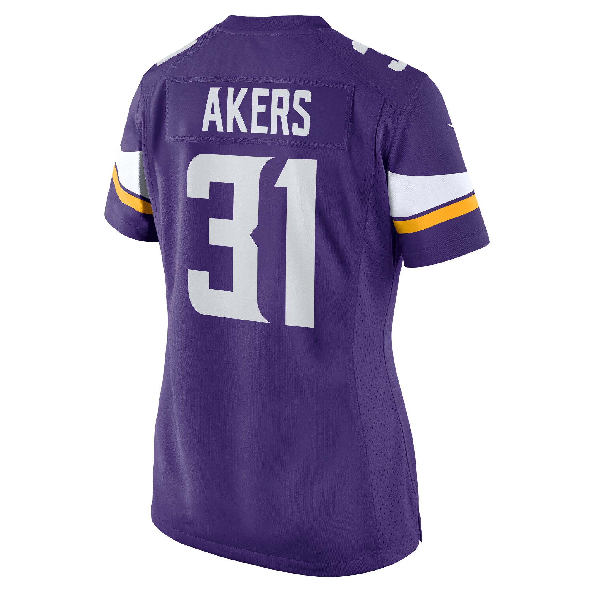 Minnesota Vikings Cam Akers Purple Game NFL Jersey Women's