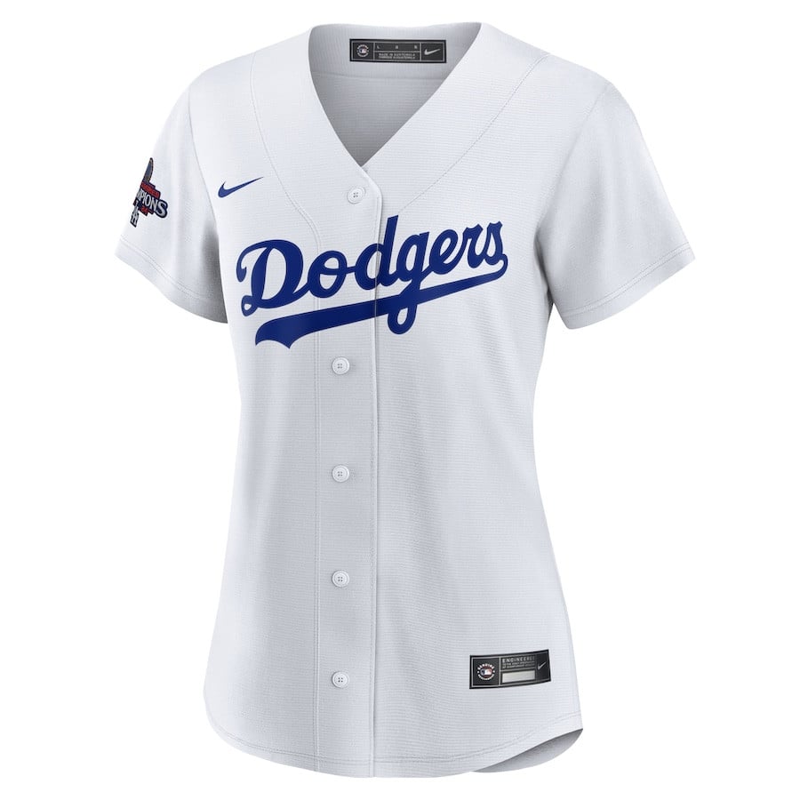 Los Angeles Dodgers 2024 World Series Champions Home Player White MLB Jersey Women's