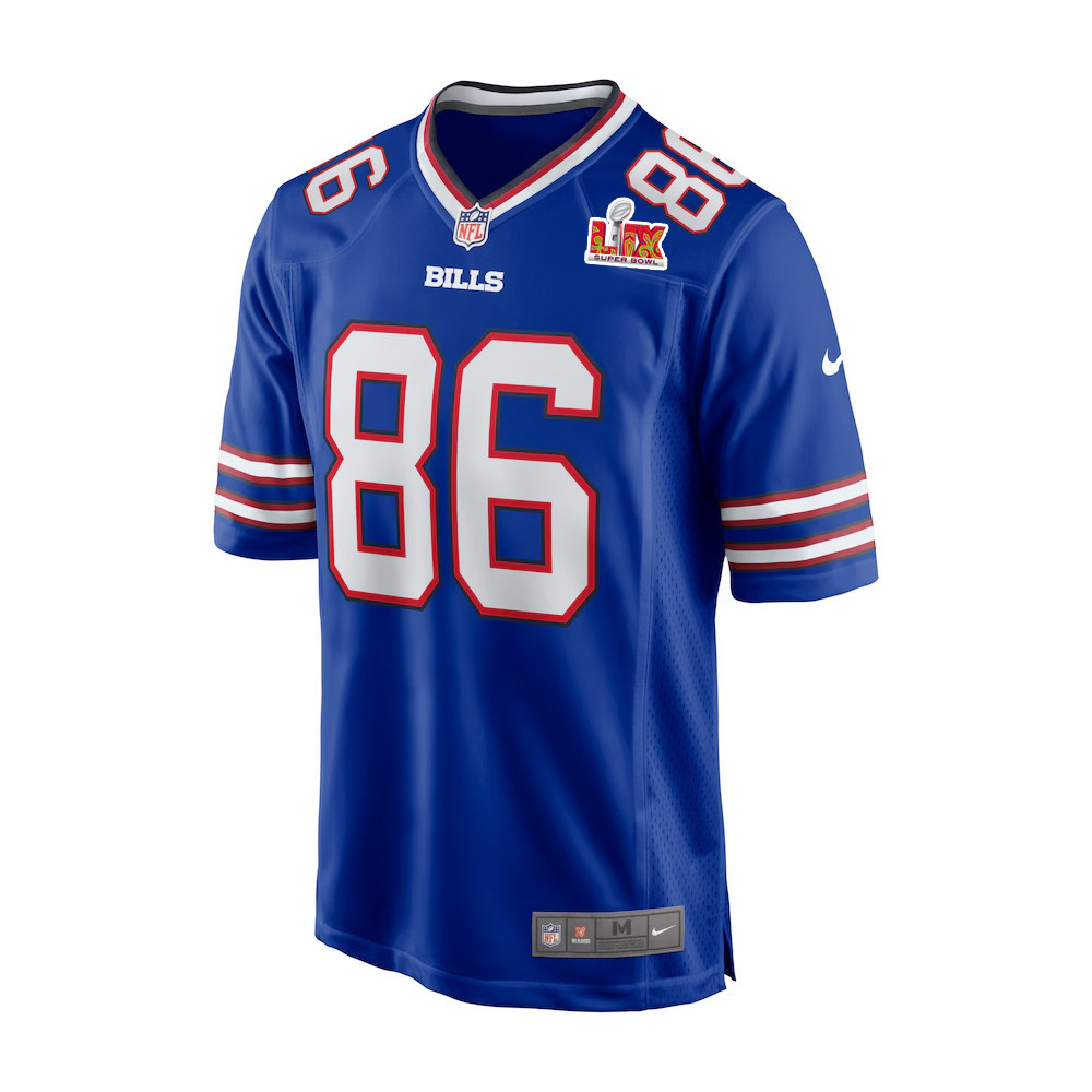 Dalton Kincaid #86 Buffalo Bills Super Bowl LIX Royal NFL Jersey Men's