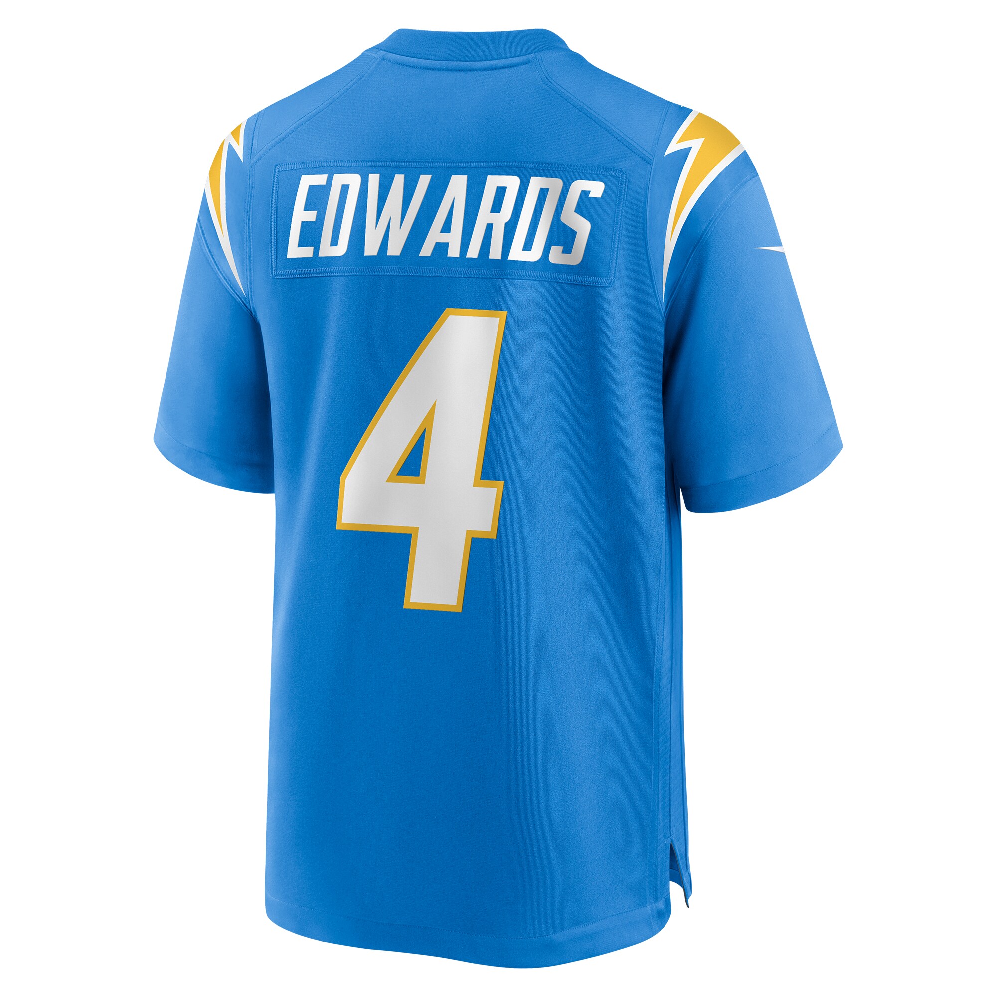 Los Angeles Chargers Gus Edwards Powder Blue Game NFL Jersey Men's