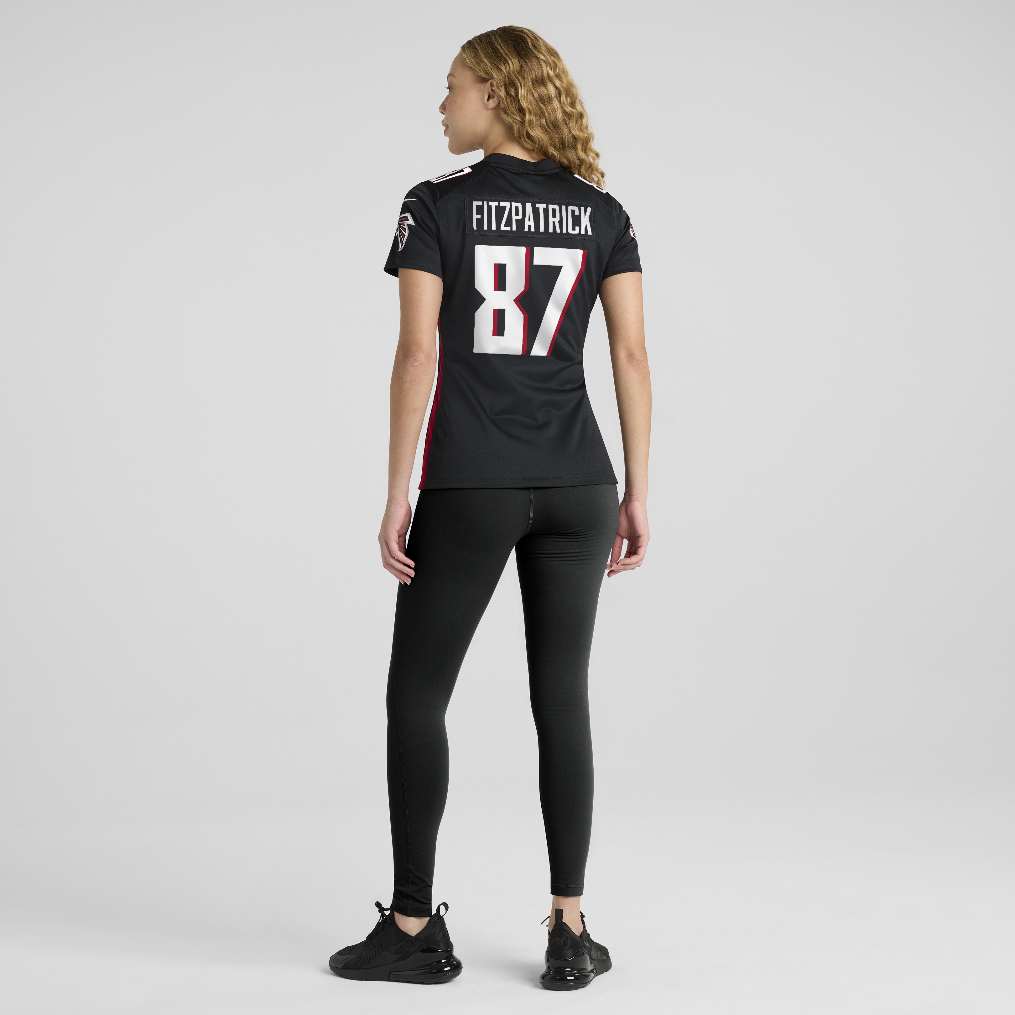 John FitzPatrick Atlanta Falcons Black Game Player NFL Jersey Women's