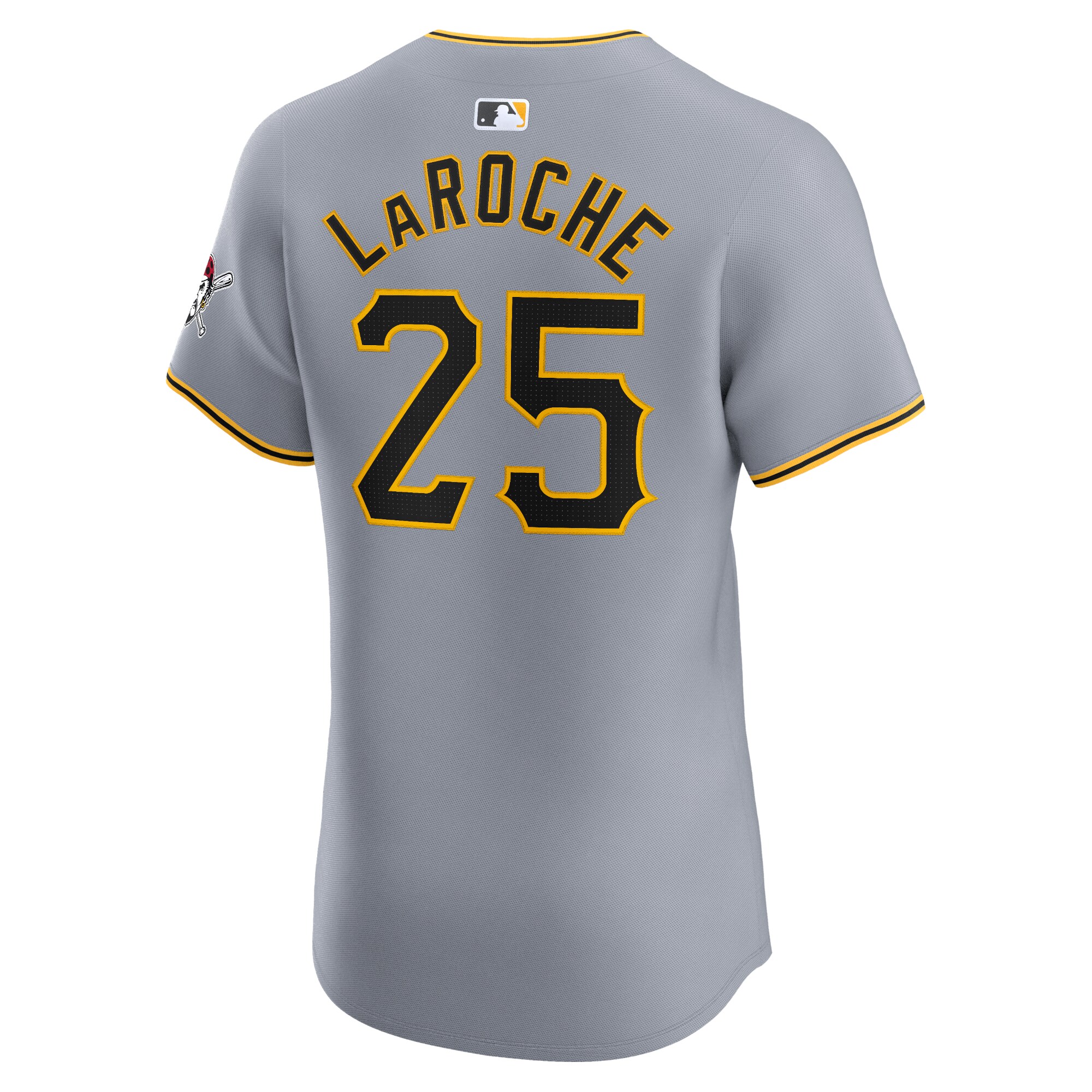 Pittsburgh Pirates Adam LaRoche Gray Road Elite Player MLB Jersey Men's