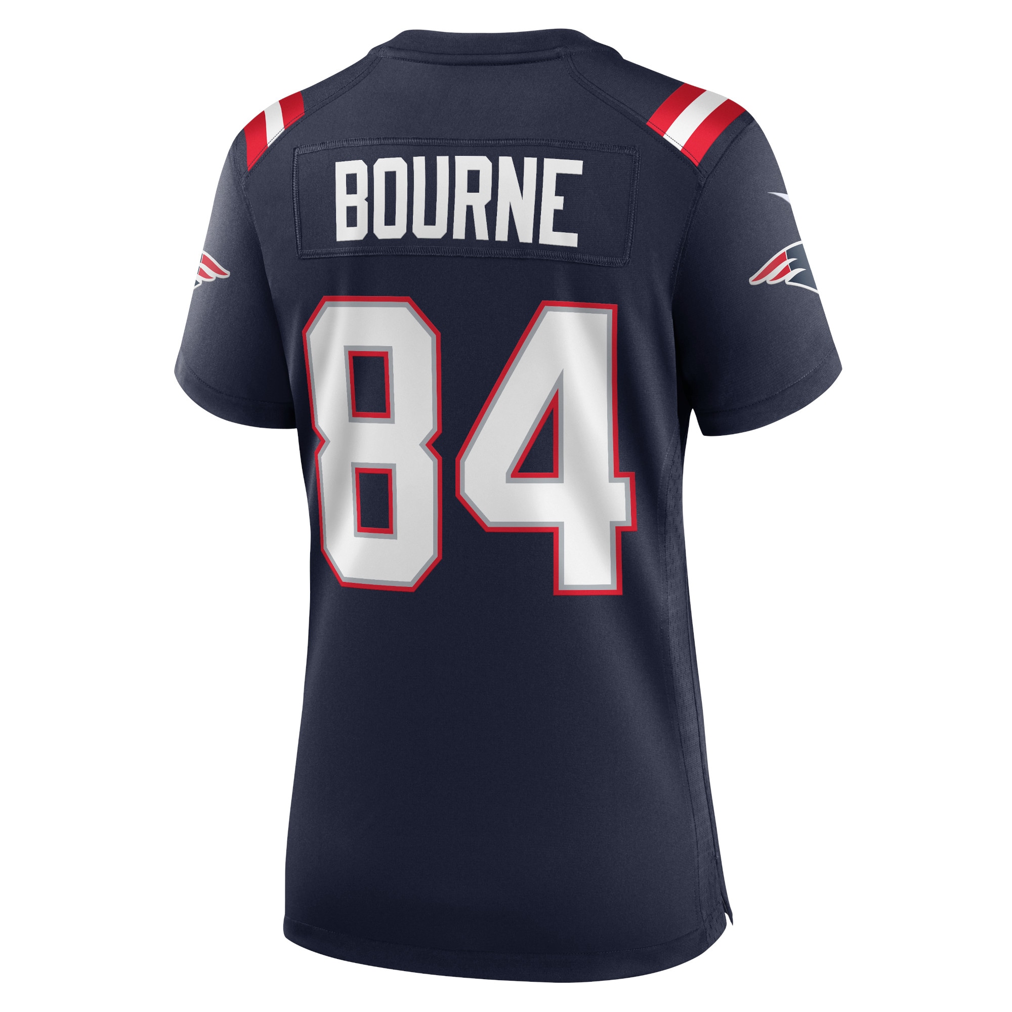 New England Patriots Kendrick Bourne Navy Game NFL Jersey Women's