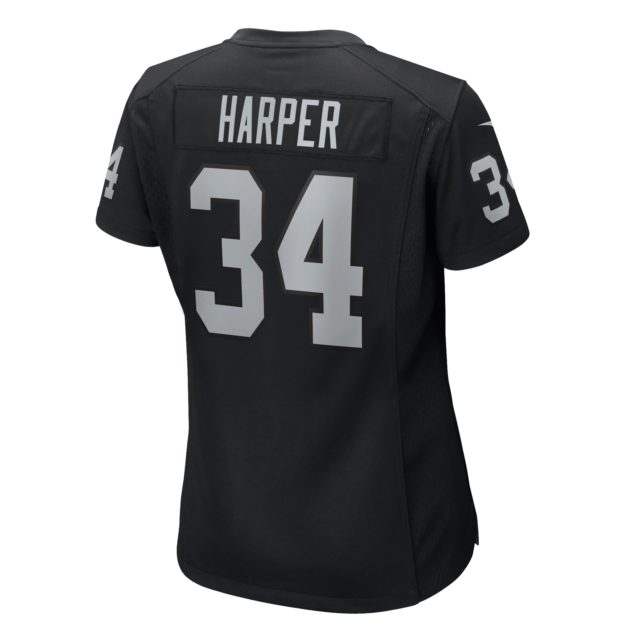 Las Vegas Raiders Thomas Harper Black Game NFL Jersey Women's