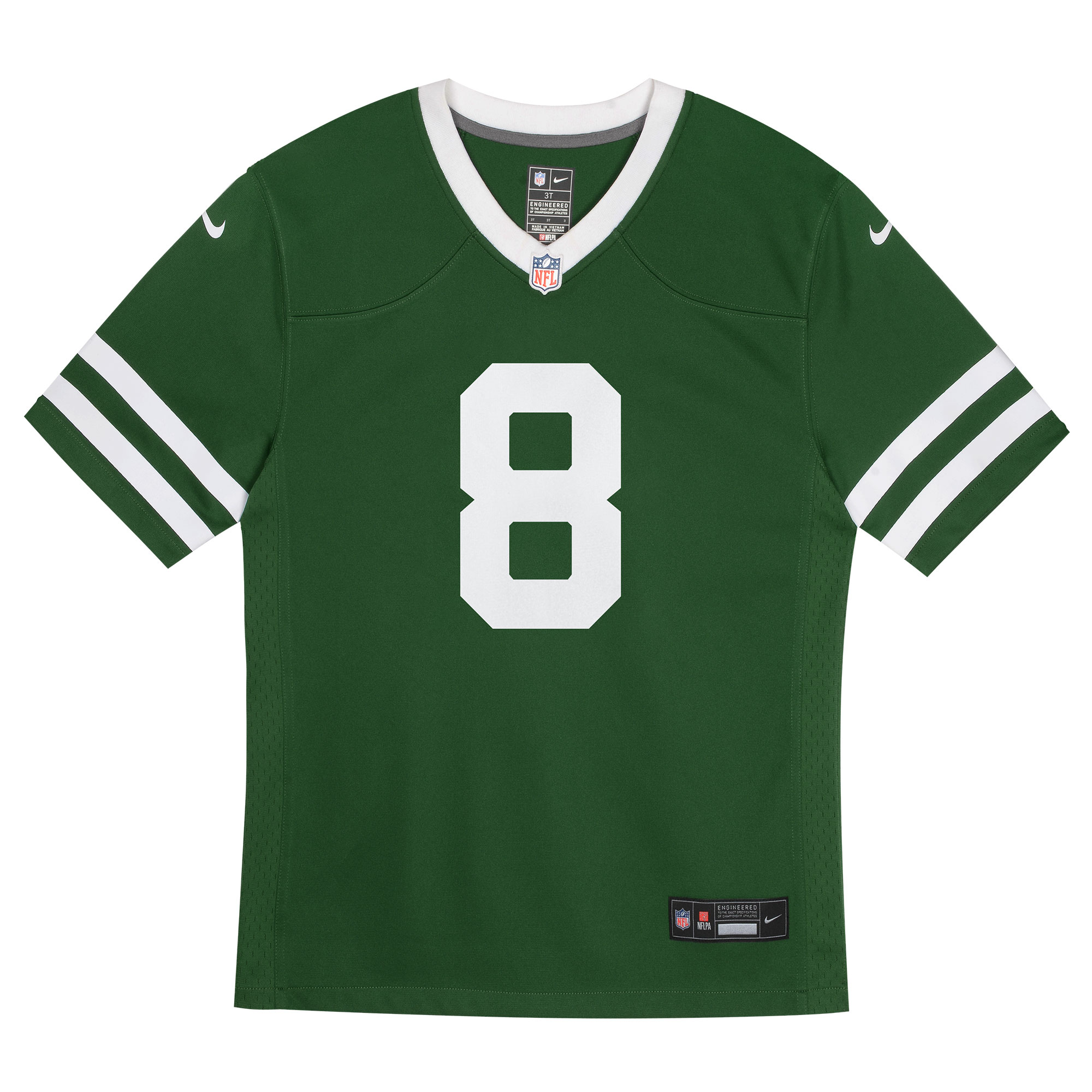 Preschool New York Jets Aaron Rodgers Legacy Green Game NFL Jersey Men's
