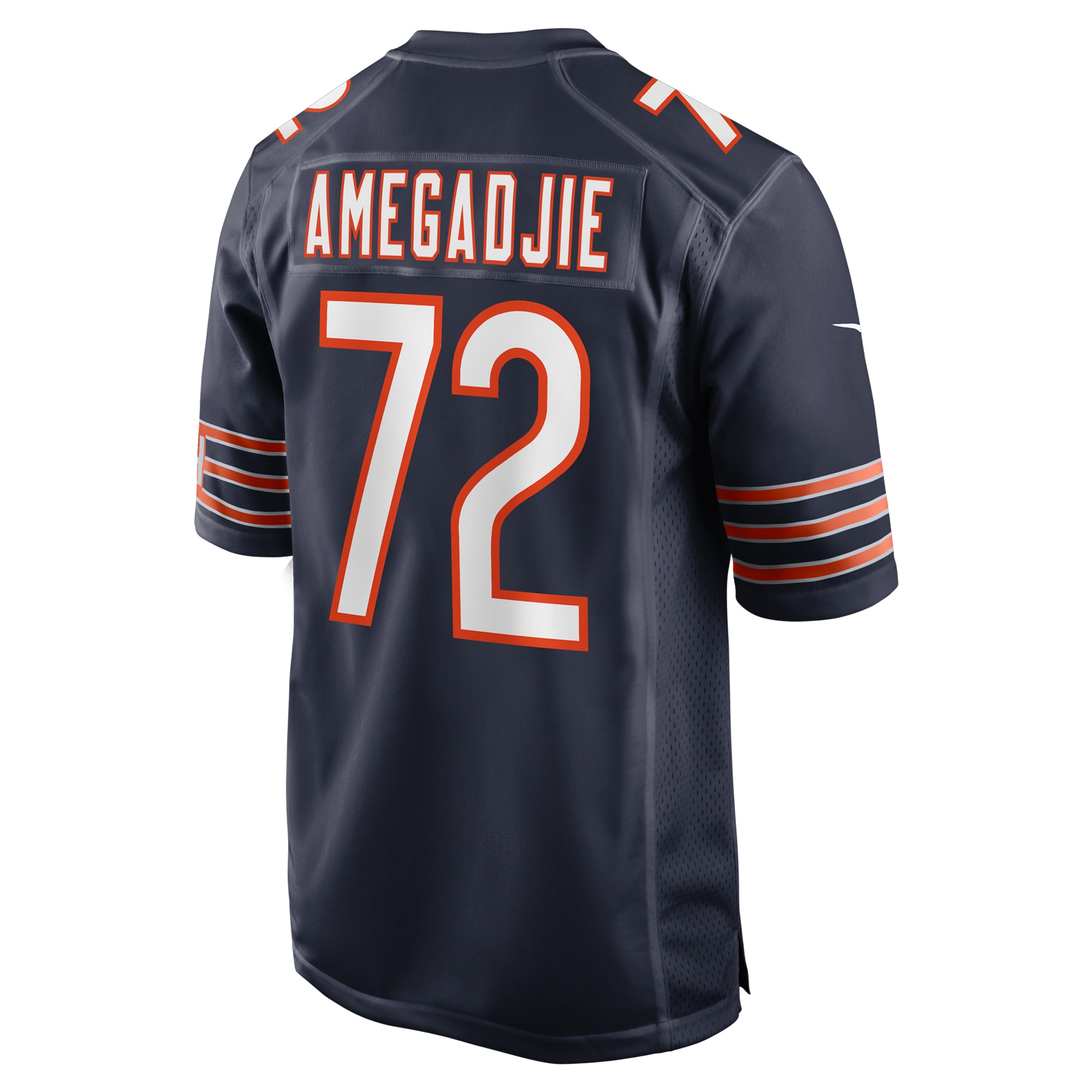 Chicago Bears Kiran Amegadjie Navy Game NFL Jersey Men's