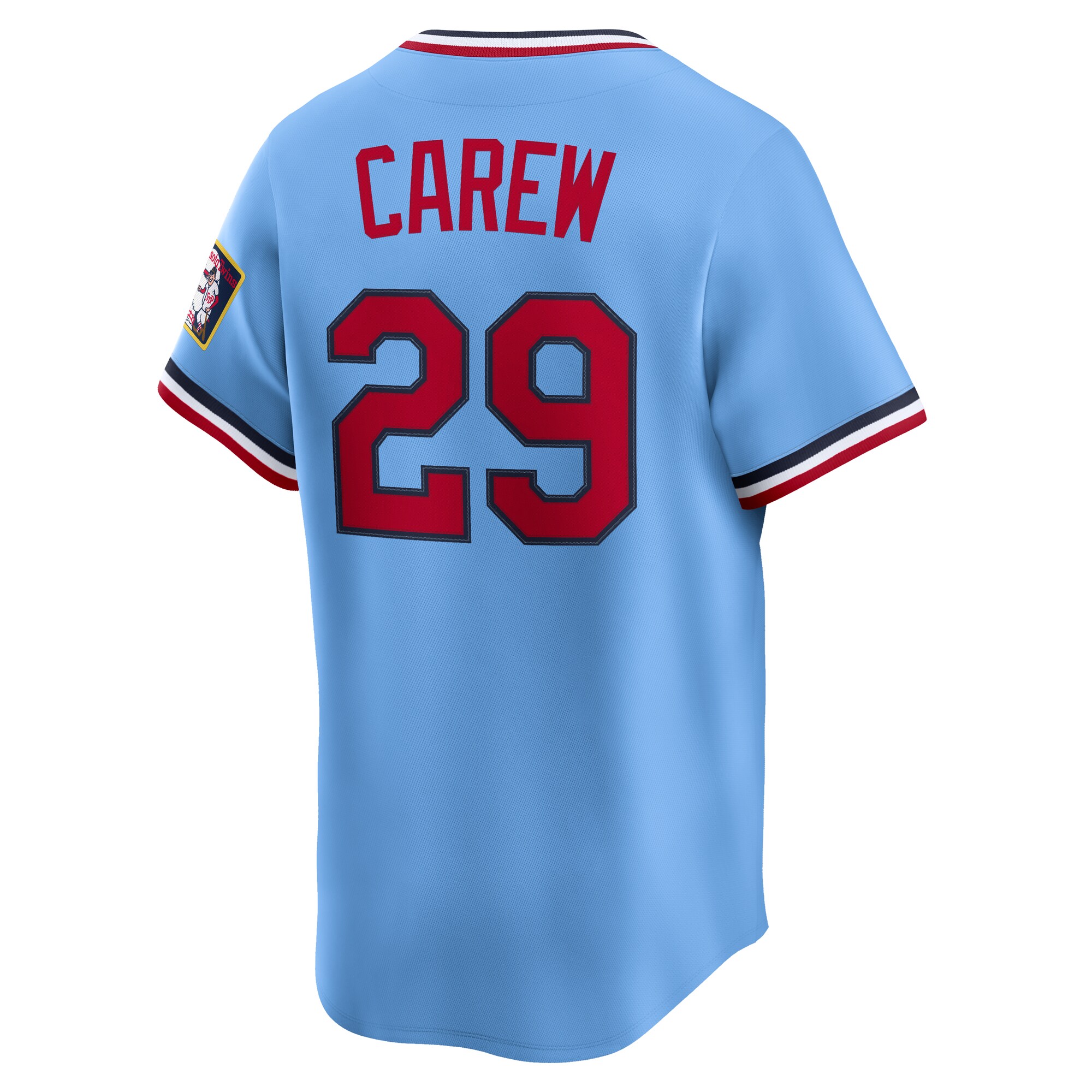 Minnesota Twins Rod Carew Light Blue Throwback Cooperstown Collection Limited MLB Jersey Men's