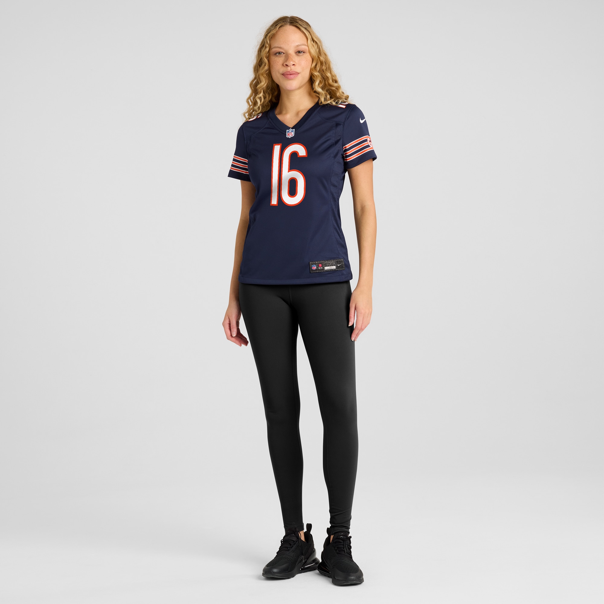 Chicago Bears Trenton Gill Navy Game Player NFL Jersey Women's