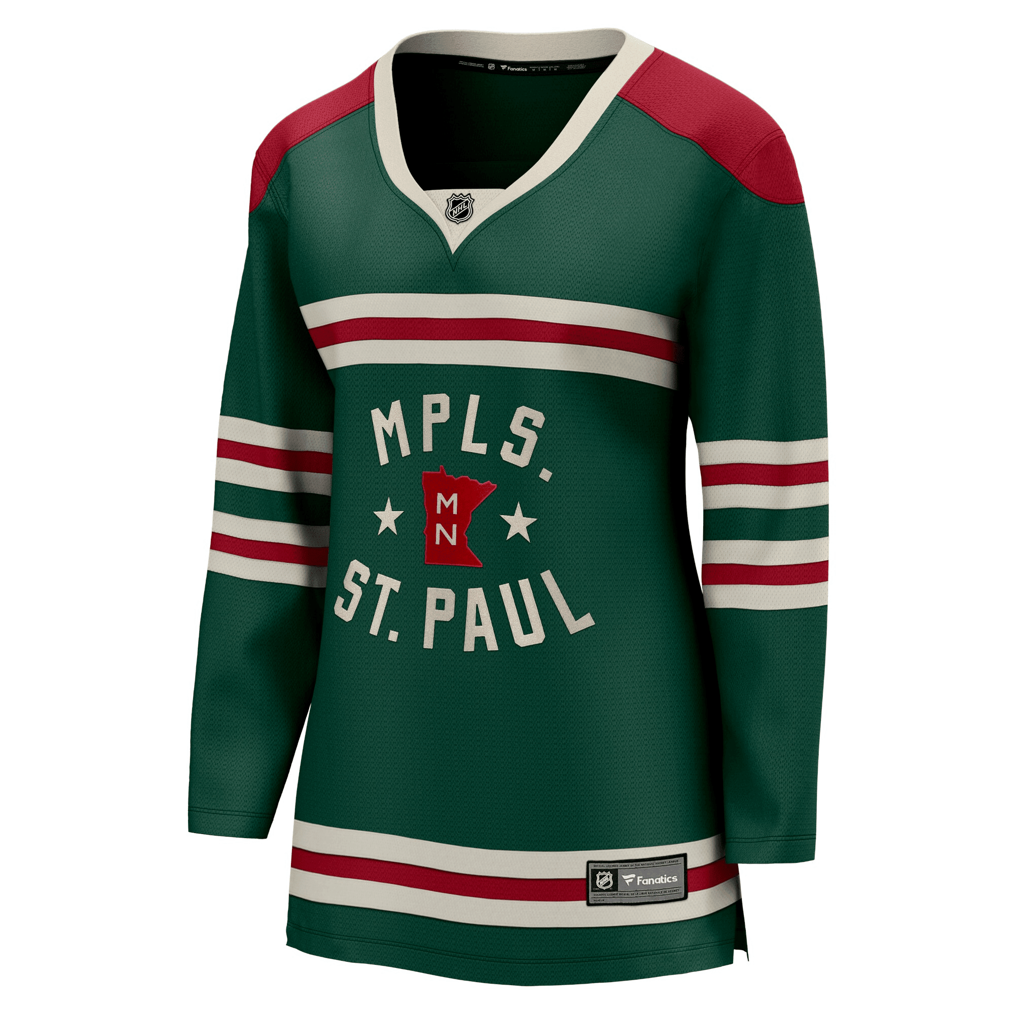 Green Minnesota Wild 2022 Winter Classic Breakaway NHL Jersey Women's