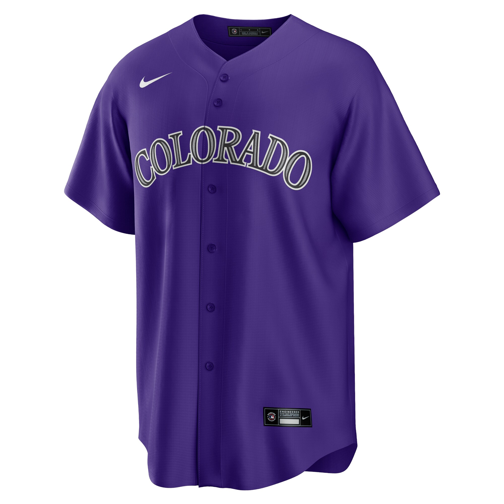 Colorado Rockies Nolan Jones Purple Alternate MLB Jersey Men's