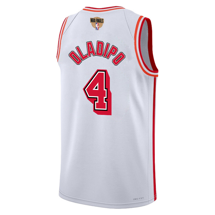 Victor Oladipo 4 Miami Heat Final Champions 2023 Swingman Classic Editio White NBA Jersey Men's