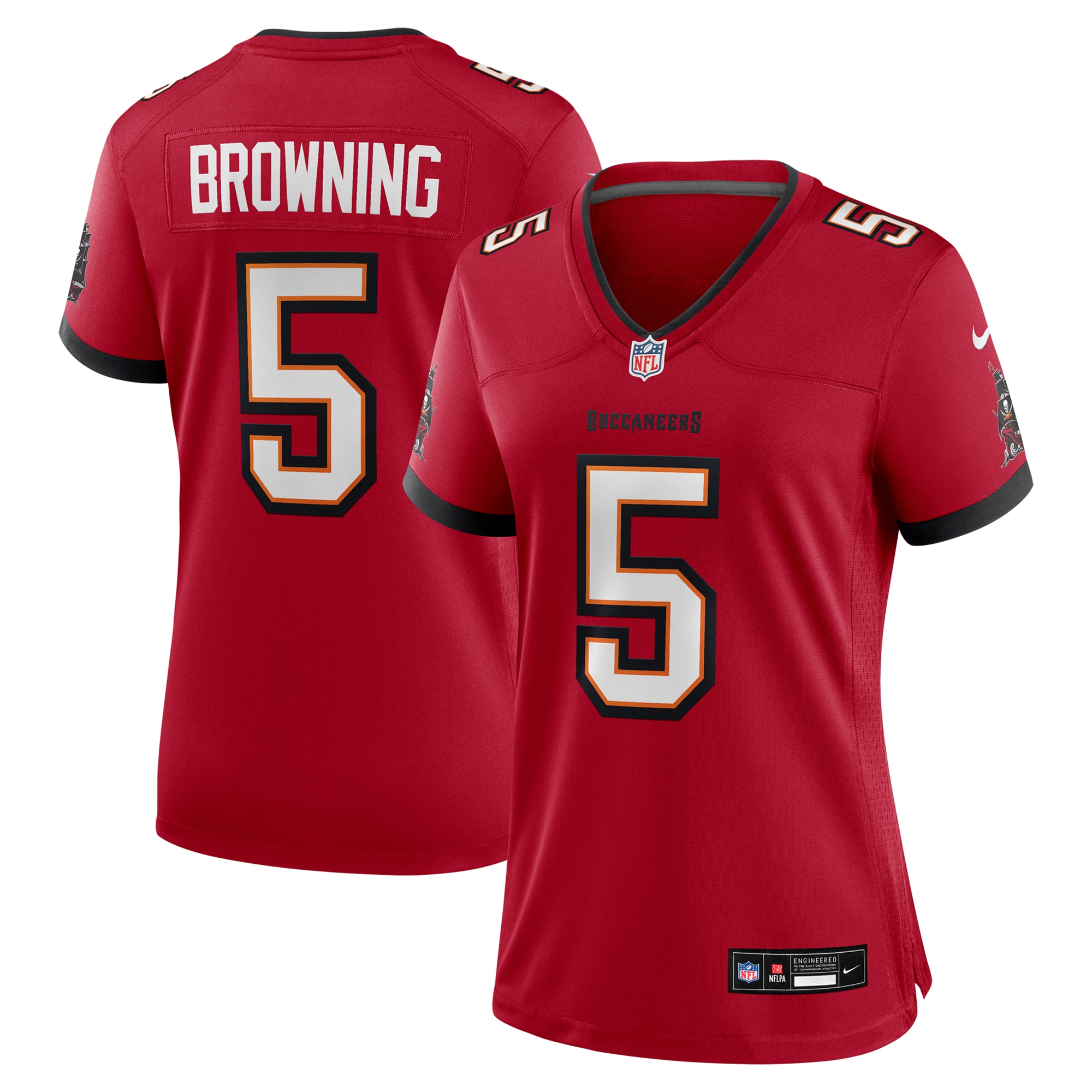 Tampa Bay Buccaneers Jack Browning Red Game NFL Jersey Women's
