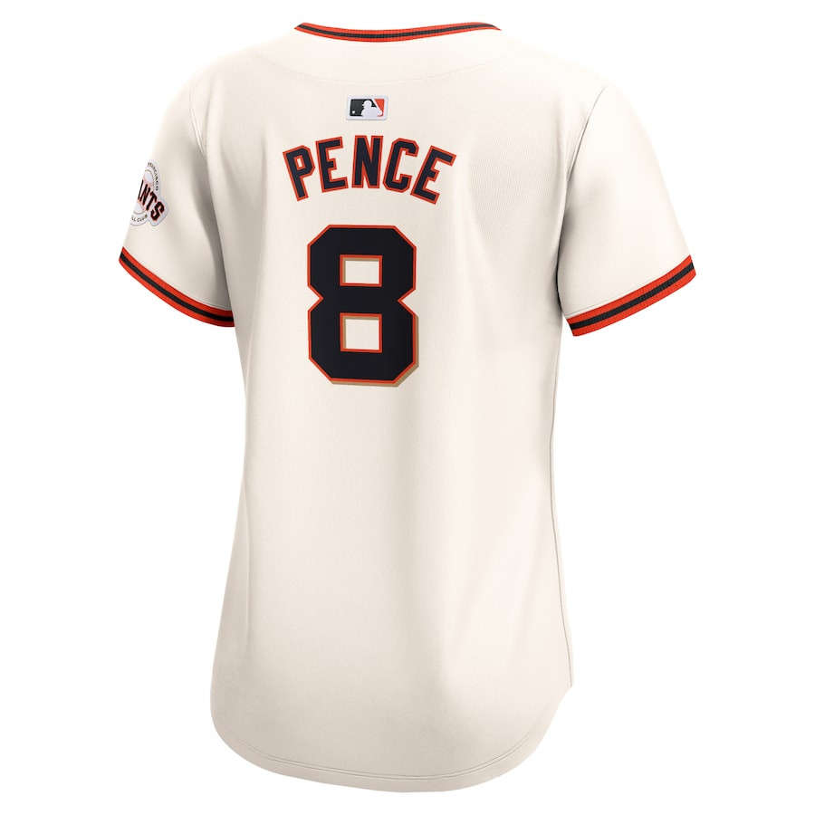 Hunter Pence 8 San Francisco Giants Home Limited Player Cream MLB Jersey Women's