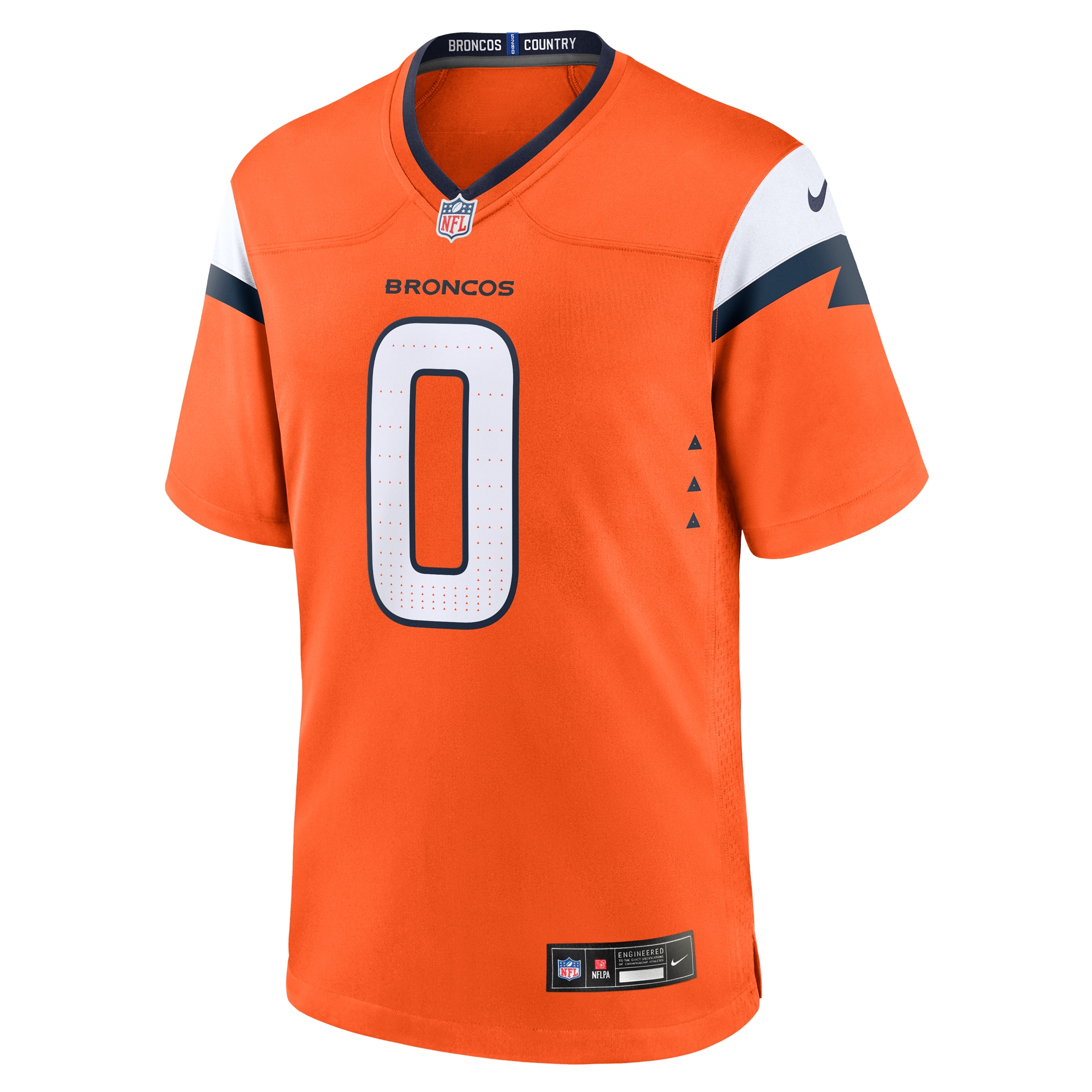 Denver Broncos Jonathon Cooper Orange Team Game NFL Jersey Men's