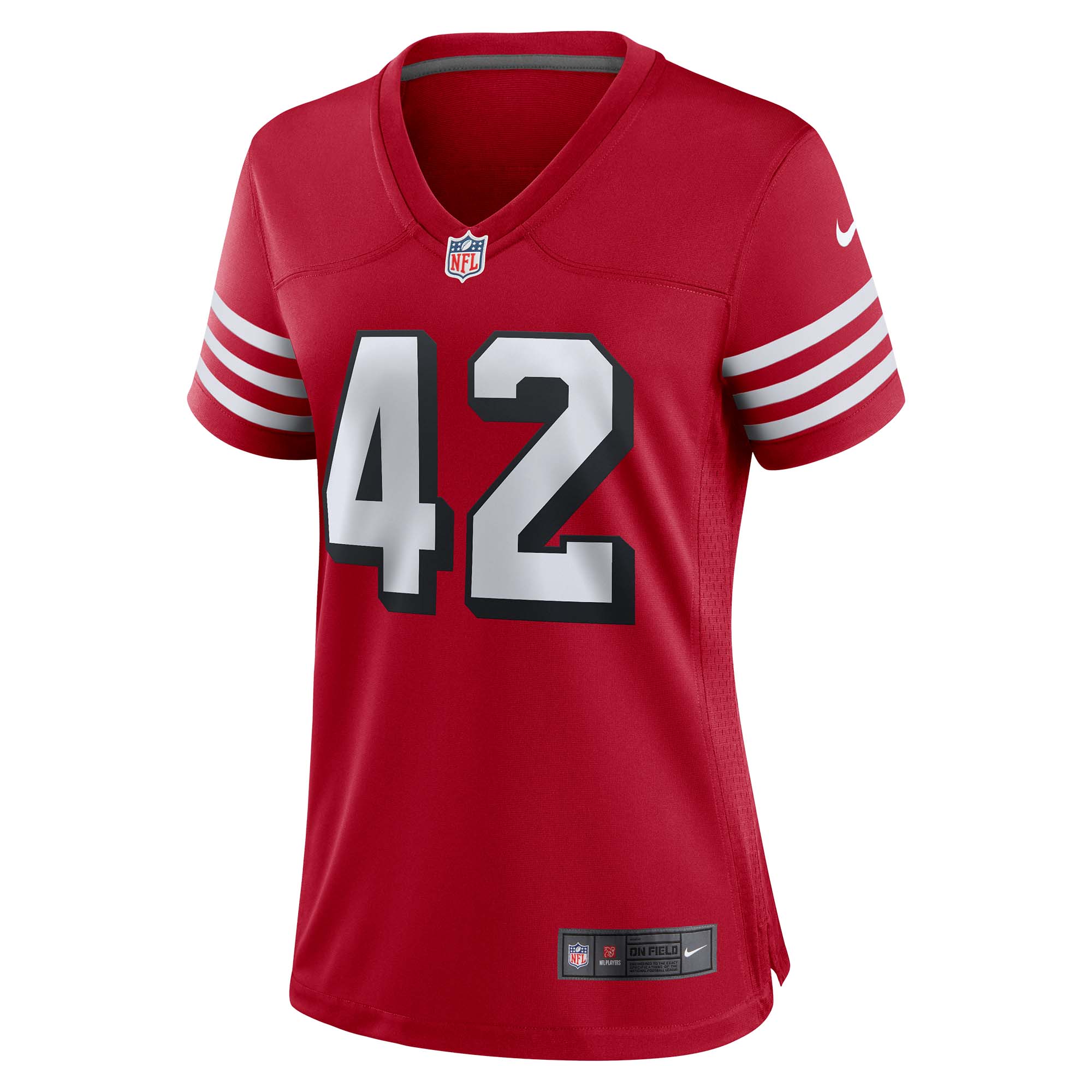 San Francisco 49ers Ronnie Lott Scarlet Alternate Game NFL Jersey Women's
