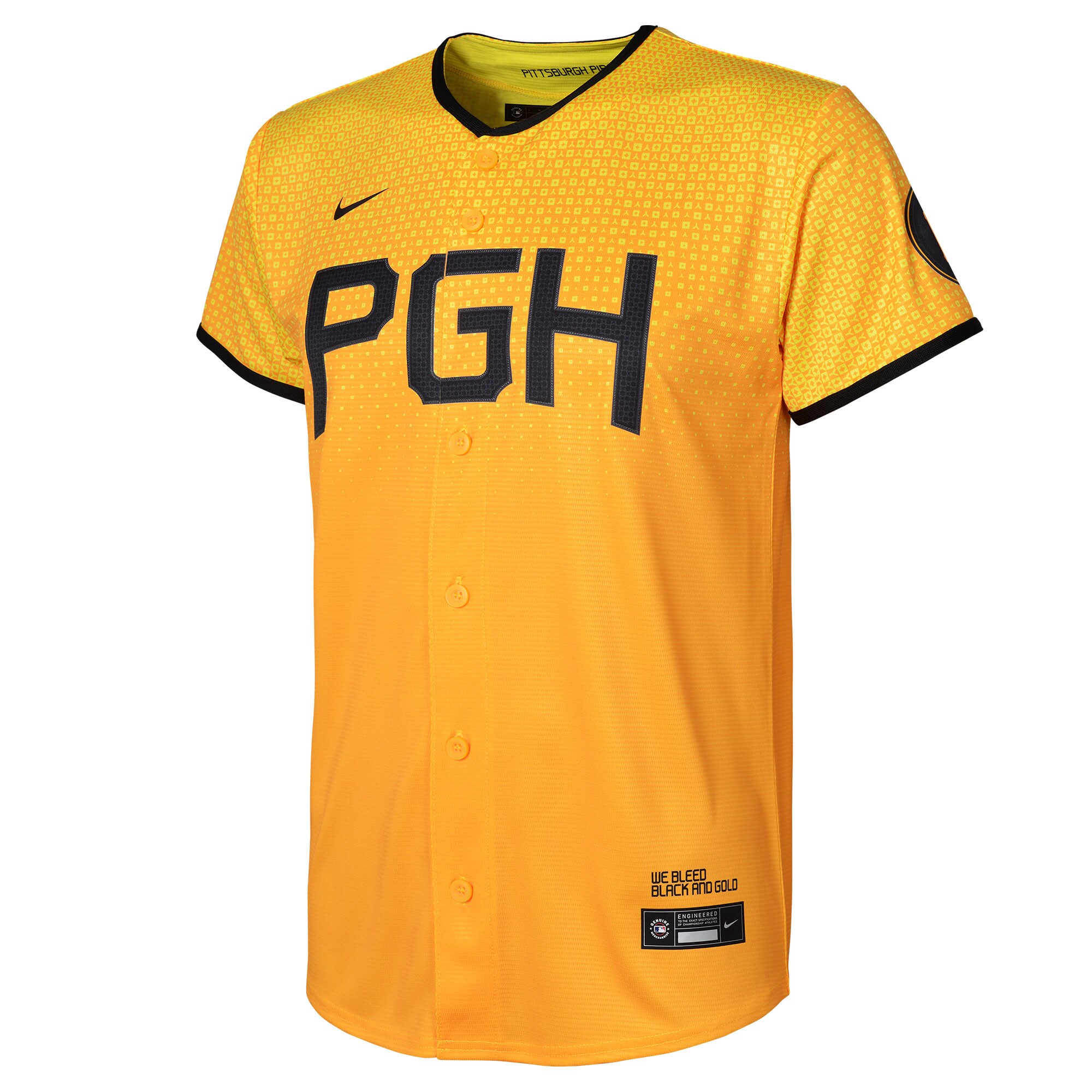 Pittsburgh Pirates Willie Stargell Gold City Connect Player MLB Jersey Youth