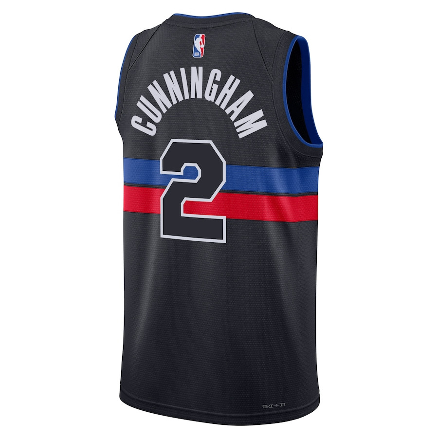 Cade Cunningham 2 Detroit Pistons Unisex Swingman Statement Edition Black NBA Jersey Unisex