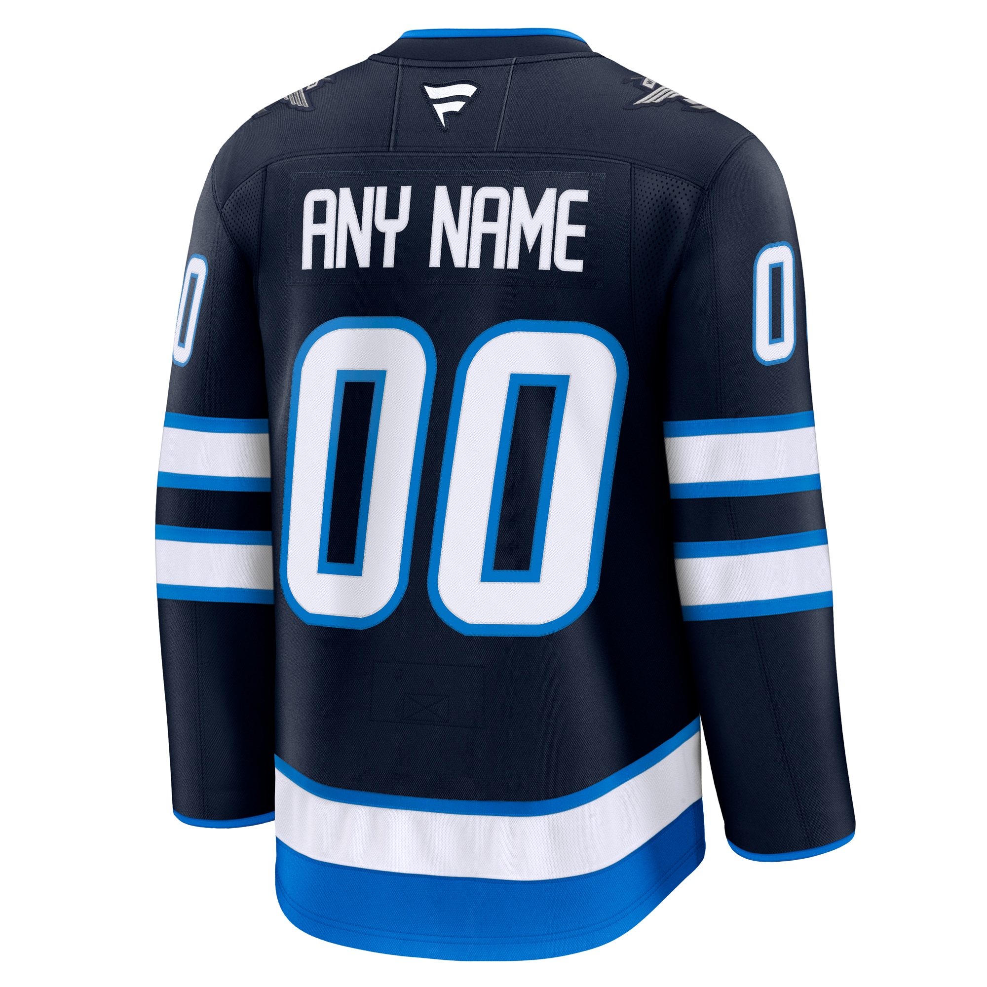 Winnipeg Jets Navy Home Premium Custom NHL Jersey Men's