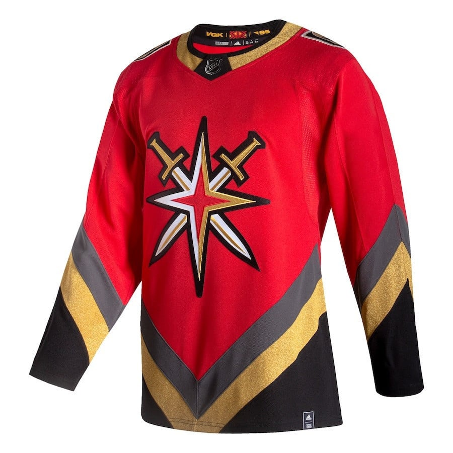Jack Eichel 9 Vegas Golden Knights 2023 Stanley Cup Champions Patch Reverse Editon Red NHL Jersey Men's