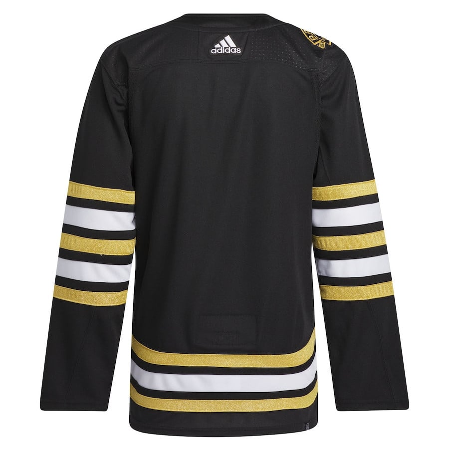 Boston Bruins 100th Anniversary Primegreen Black NHL Jersey Men's