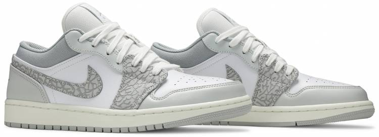 Air Jordan 1 Low Premium Elephant Print DH4269-100