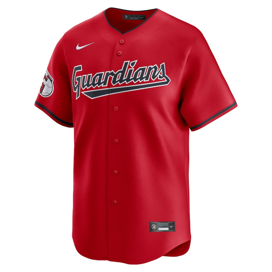 Cleveland Guardians Alternate Limited Red MLB Jersey Men's