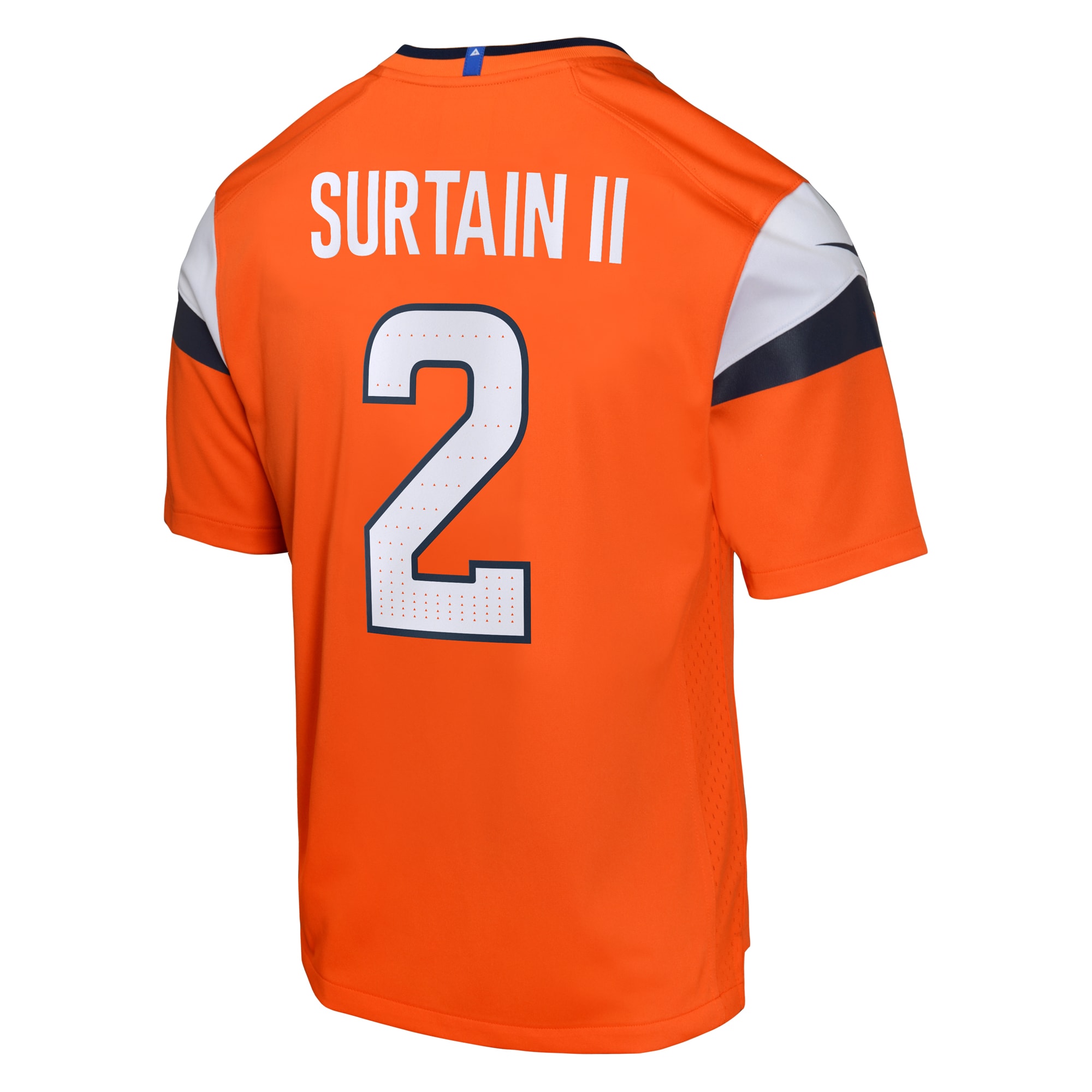 Denver Broncos Patrick Surtain II Orange Mile High Collection Game NFL Jersey Youth
