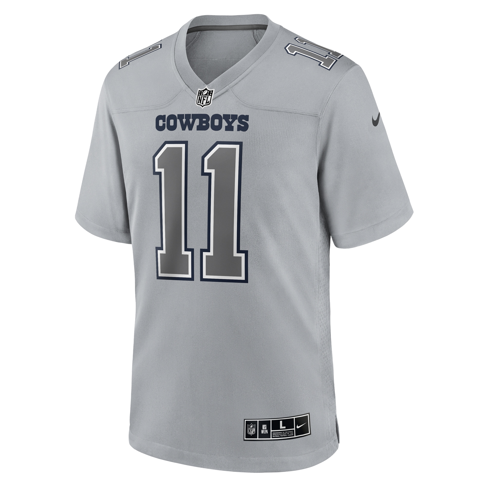 Dallas Cowboys Micah Parsons Gray Atmosphere Fashion Game NFL Jersey Men's