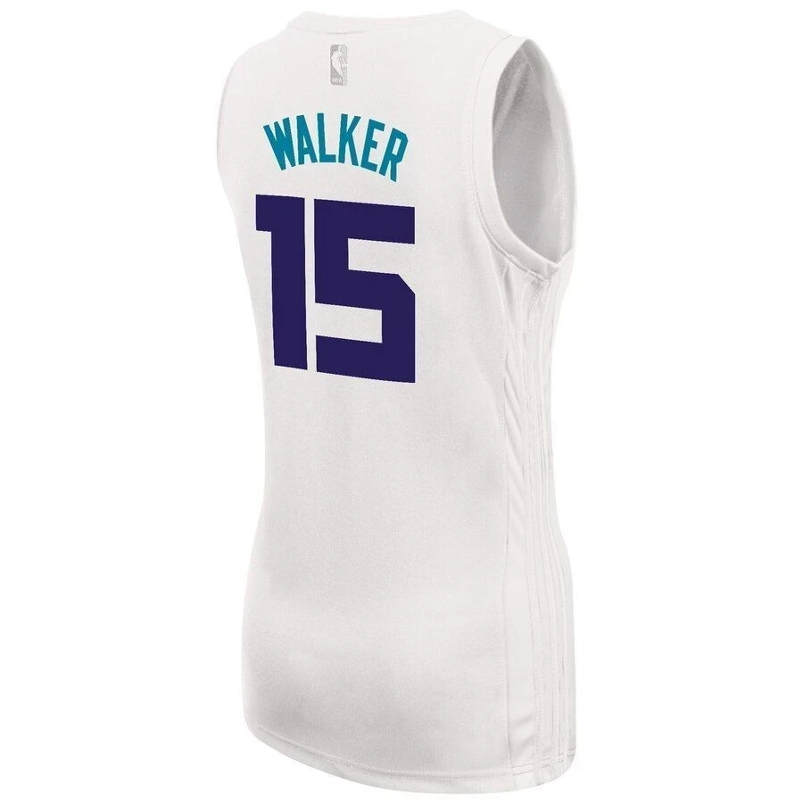 Kemba Walker Charlotte Hornets Fashion White NBA Jersey Women's