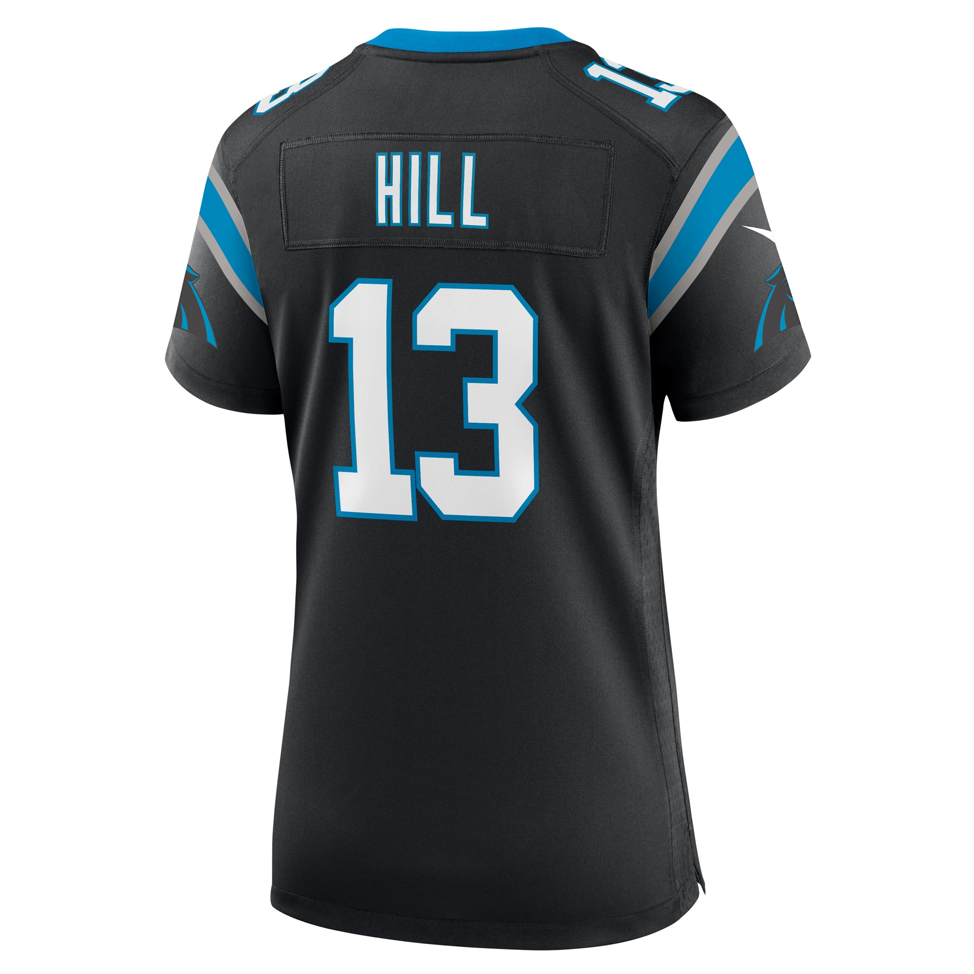 Carolina Panthers Troy Hill Black Team Game NFL Jersey Women's