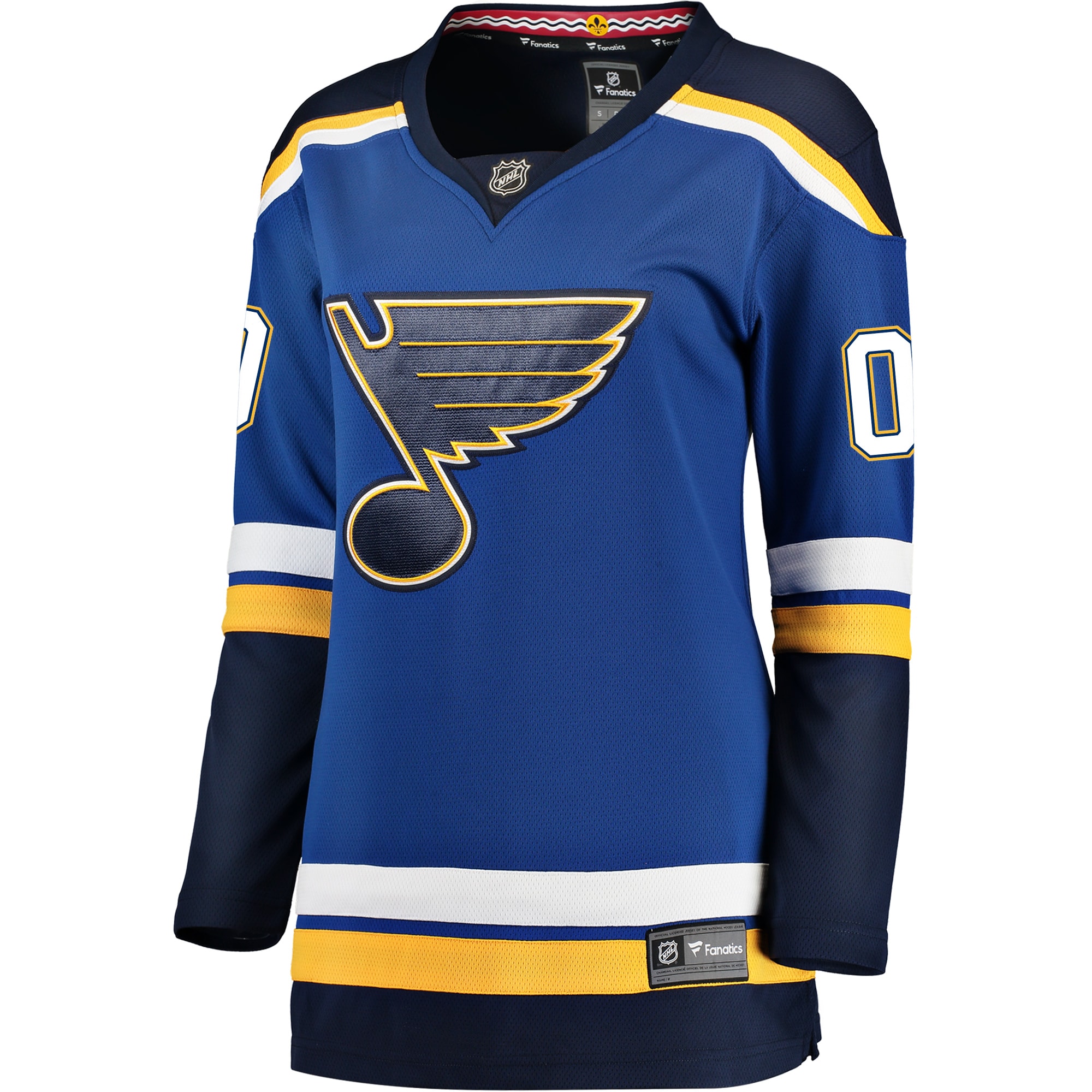 St. Louis Blues Blue Home Breakaway Custom NHL Jersey Women's
