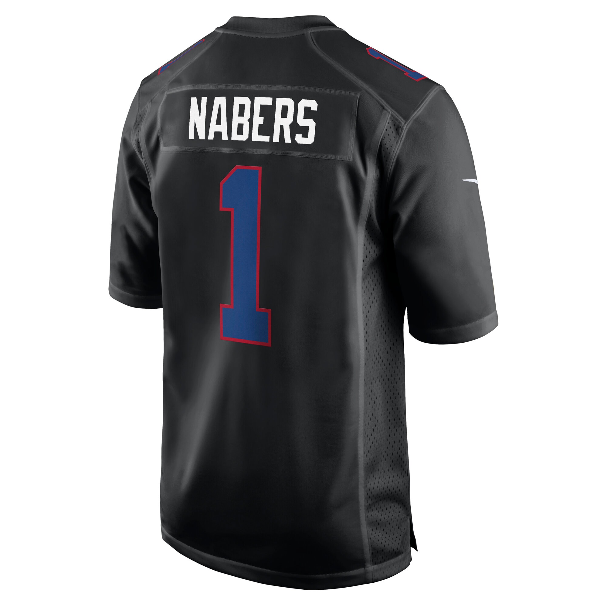 New York Giants Malik Nabers Carbon Black Fashion NFL Jersey Men's