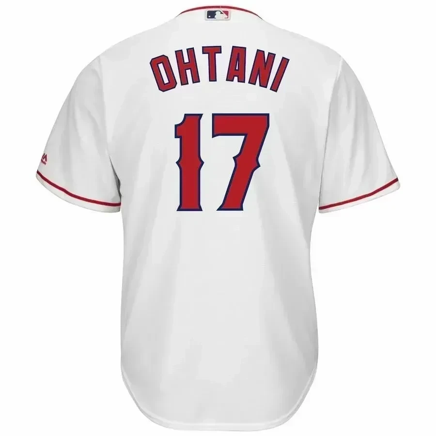 Shohei Ohtani Los Angeles Angels Official Player White MLB Jersey Men's