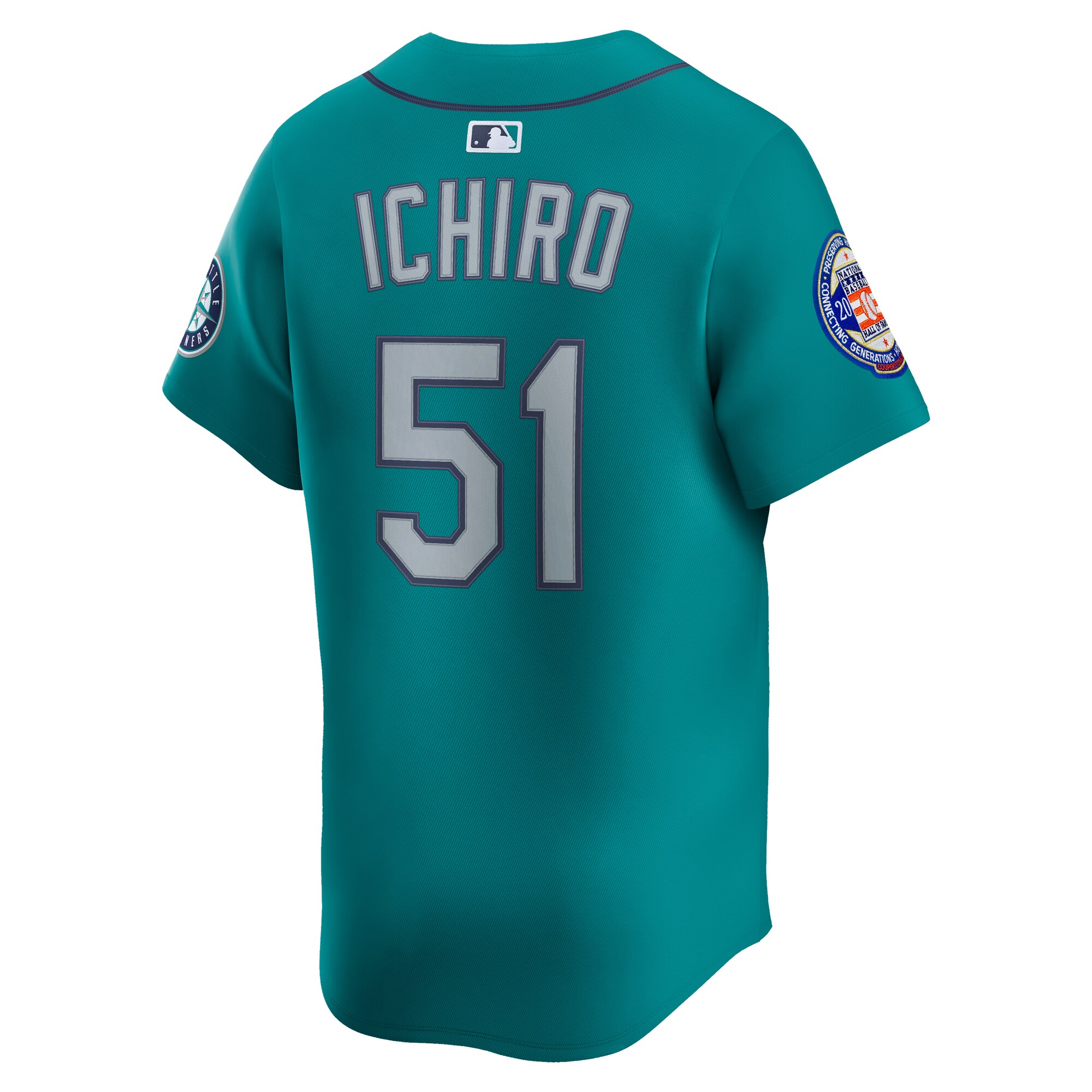 Seattle Mariners Ichiro Suzuki Aqua 2025 National Hall of Fame Alternate Limited Player MLB Jersey Men's