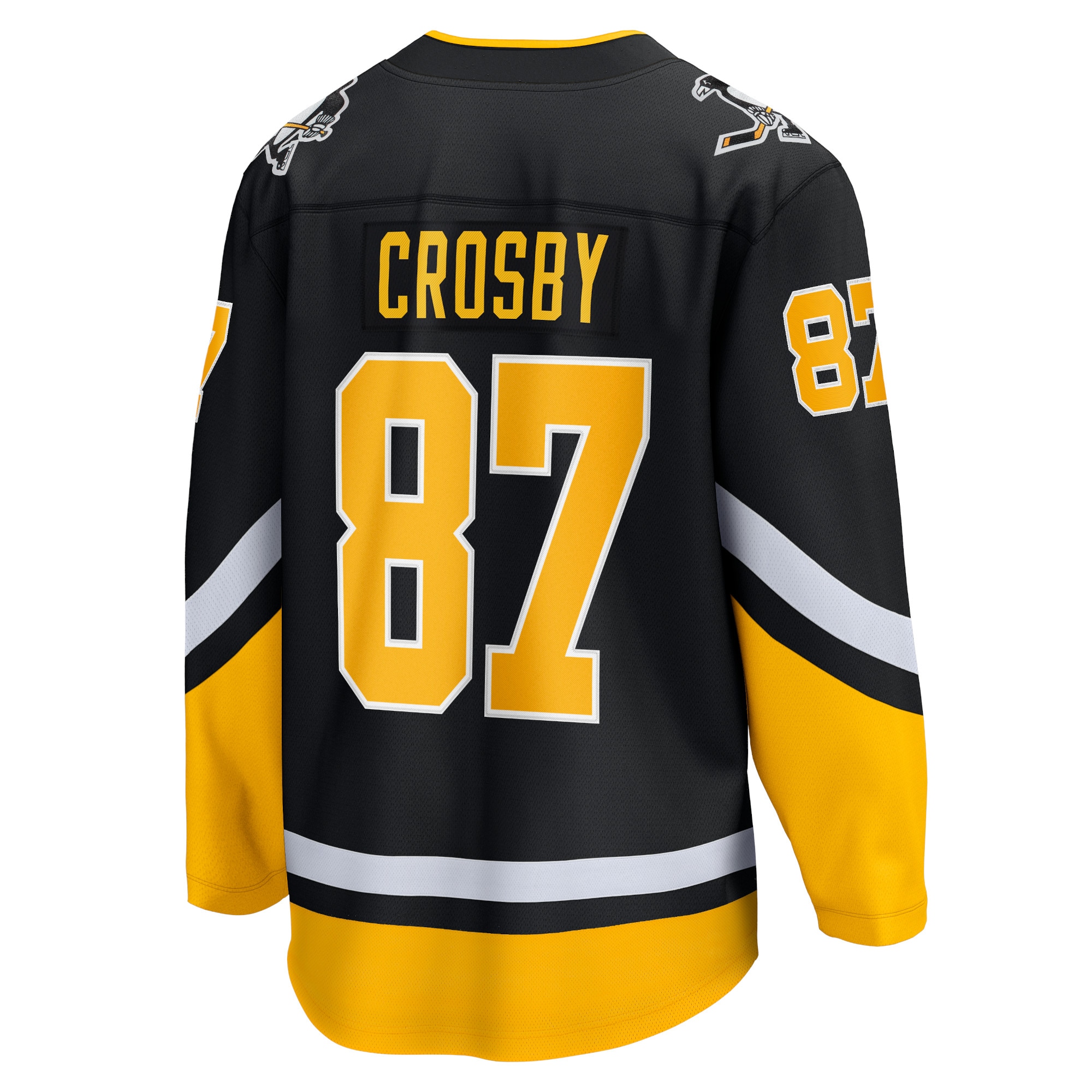 Pittsburgh Penguins Sidney Crosby Black 2021/22 Alternate Premier Breakaway Player NHL Jersey Men's