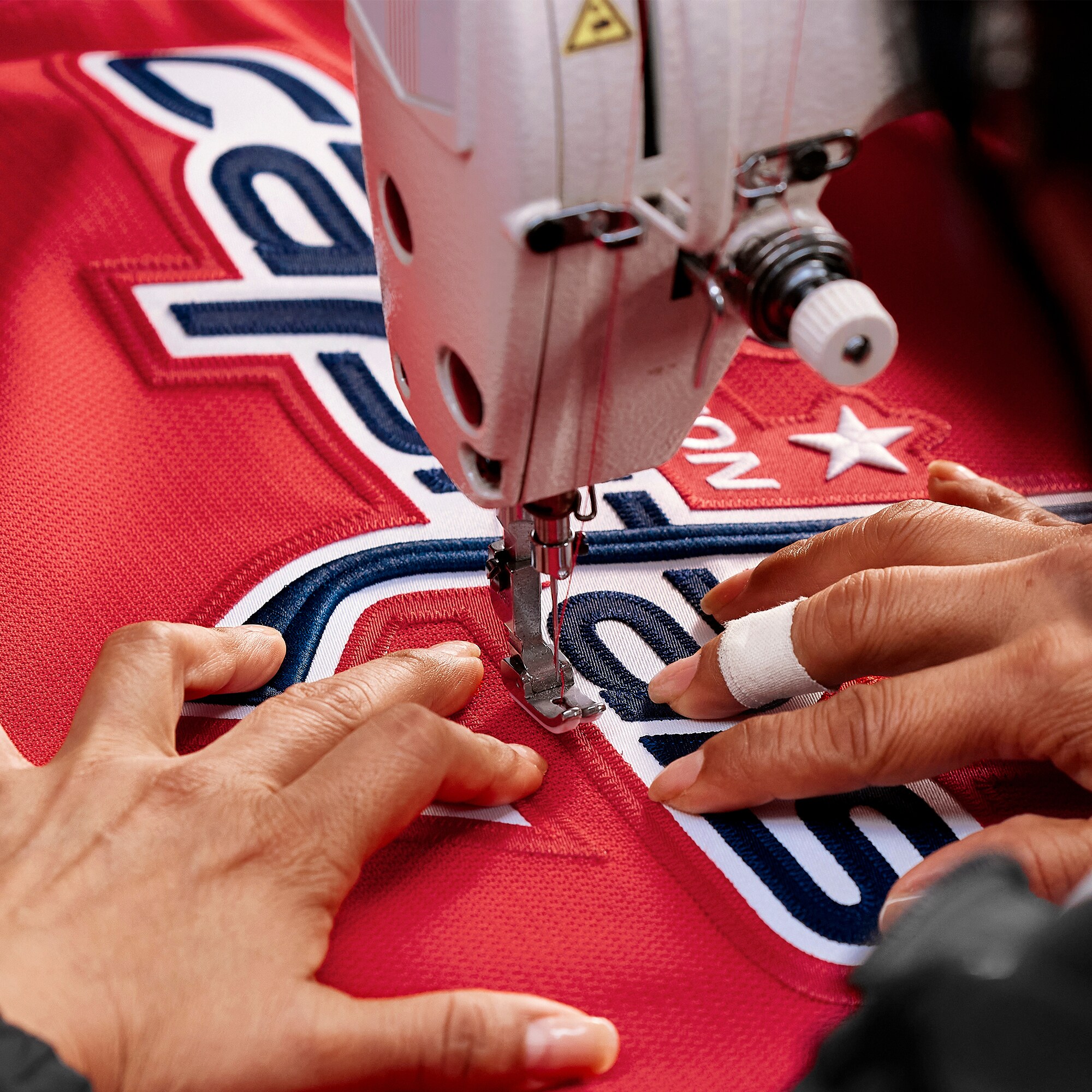 Washington Capitals Red Home Pro Custom NHL Jersey Men's