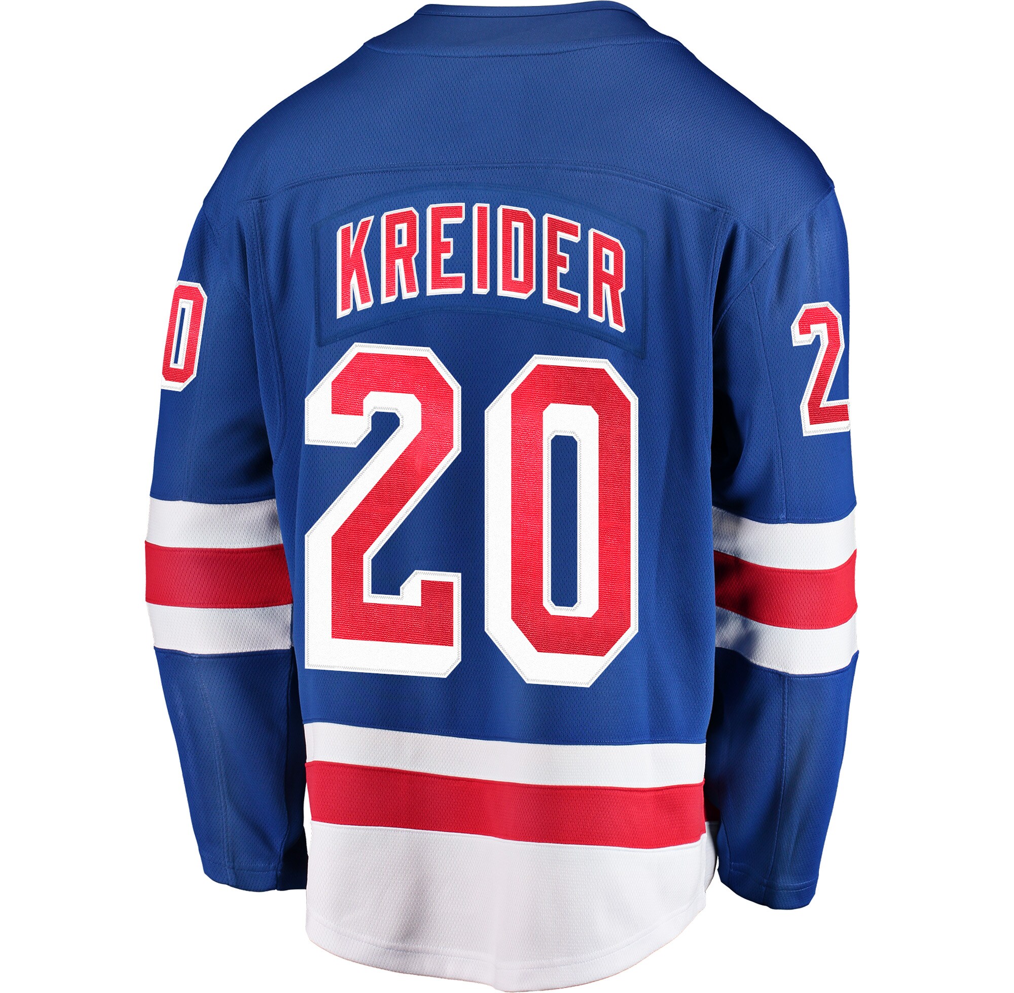 New York Rangers Chris Kreider Blue Home Breakaway Player NHL Jersey Men's