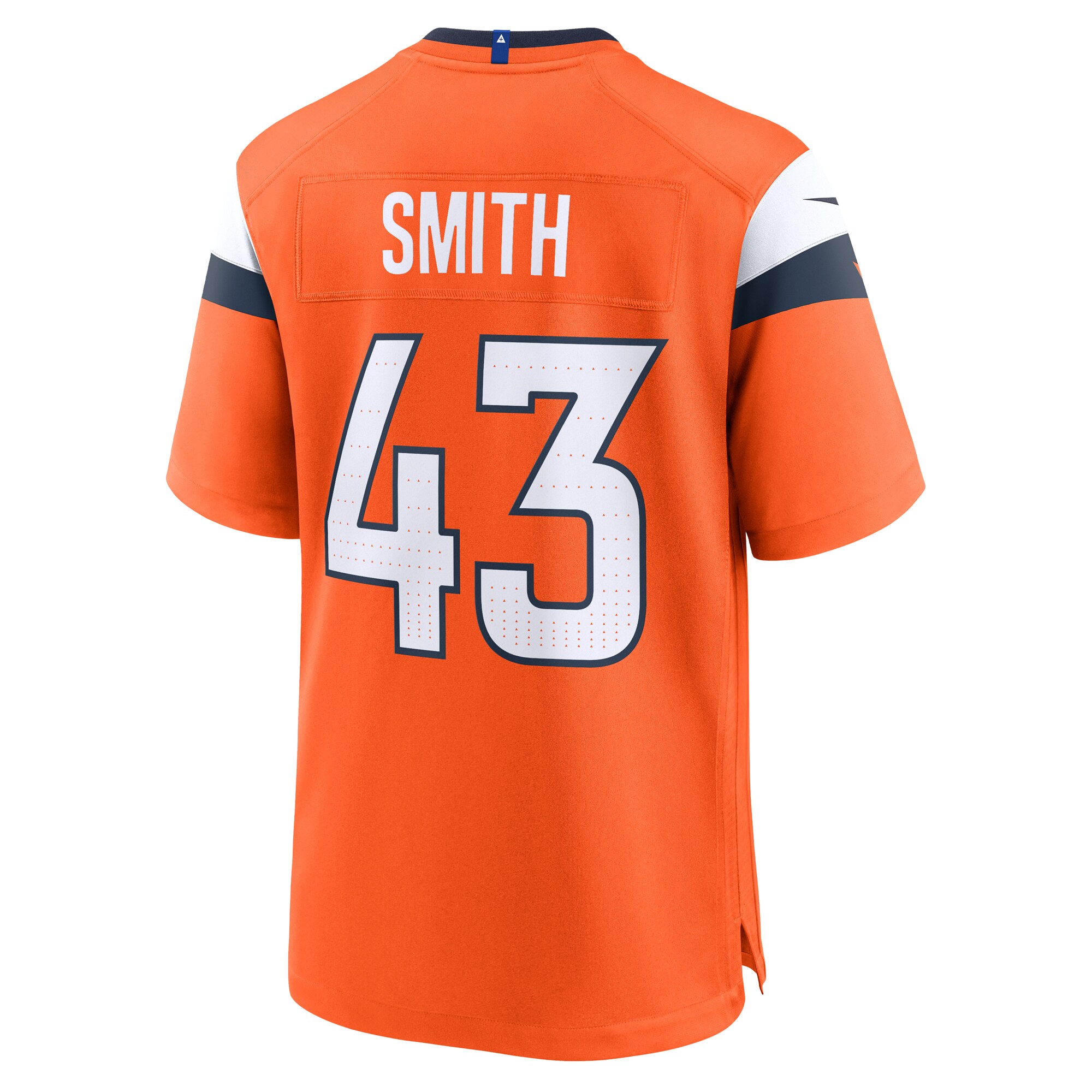 Denver Broncos Keidron Smith Orange Team Game NFL Jersey Men's