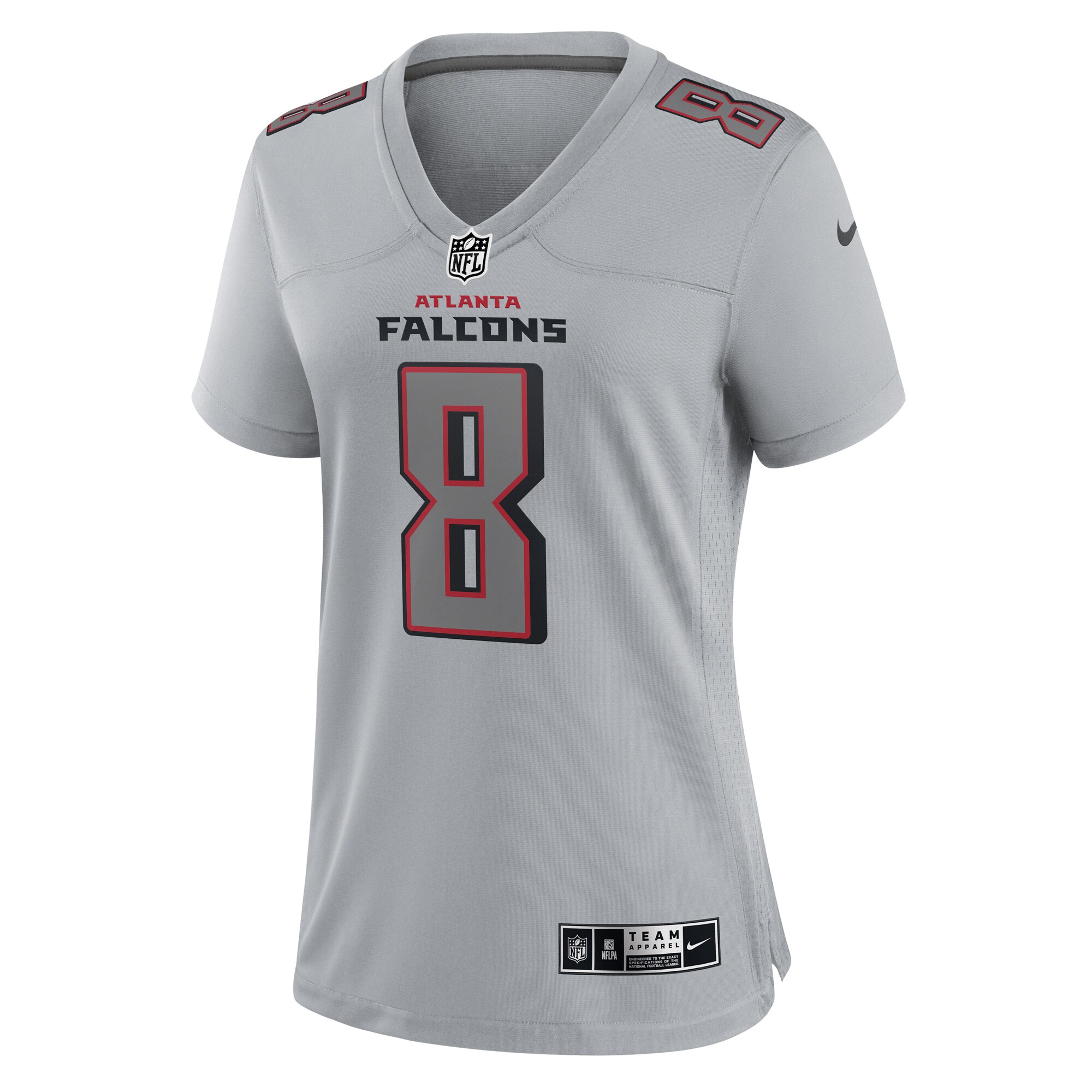 Atlanta Falcons Kyle Pitts Gray Atmosphere Fashion Game NFL Jersey Women's