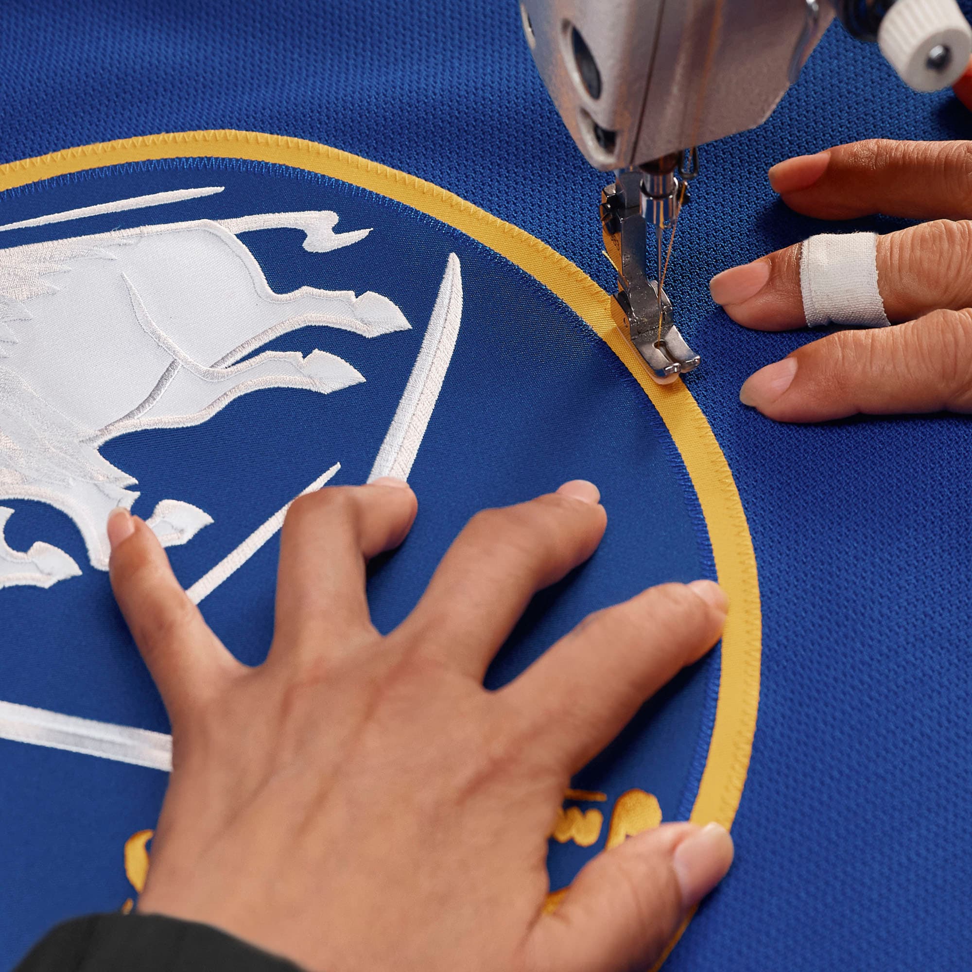 Buffalo Sabres Royal Home Pro Custom NHL Jersey Men's
