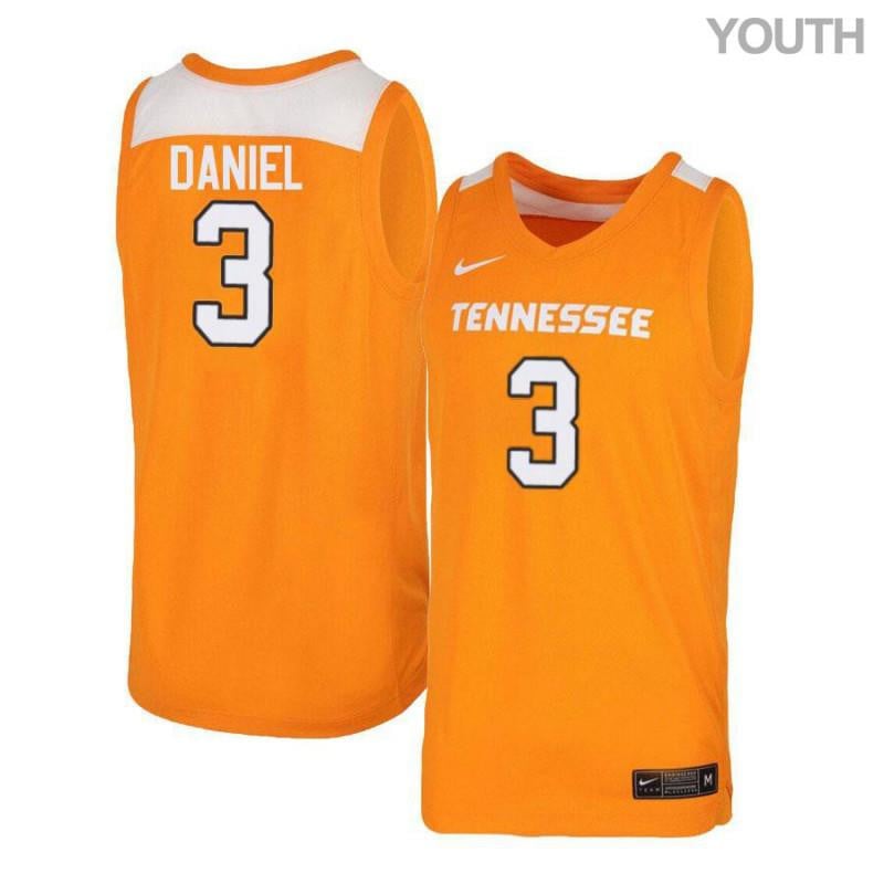 3 James Daniel Orang White Elite Tennessee Volunteers NCAA Jersey Youth