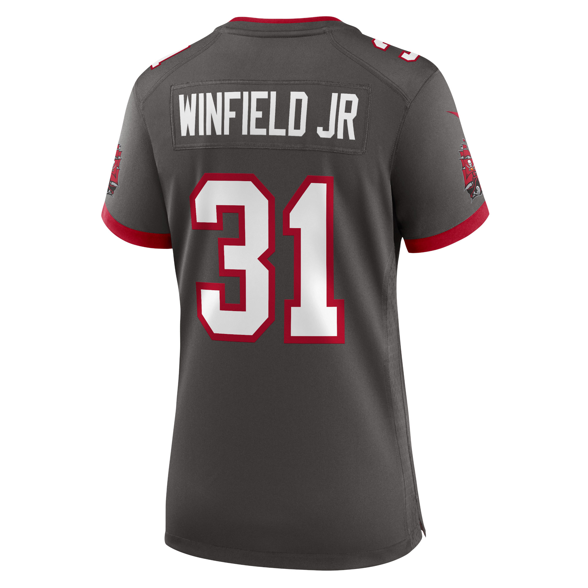 Tampa Bay Buccaneers Antoine Winfield Jr. Pewter Game NFL Jersey Women's