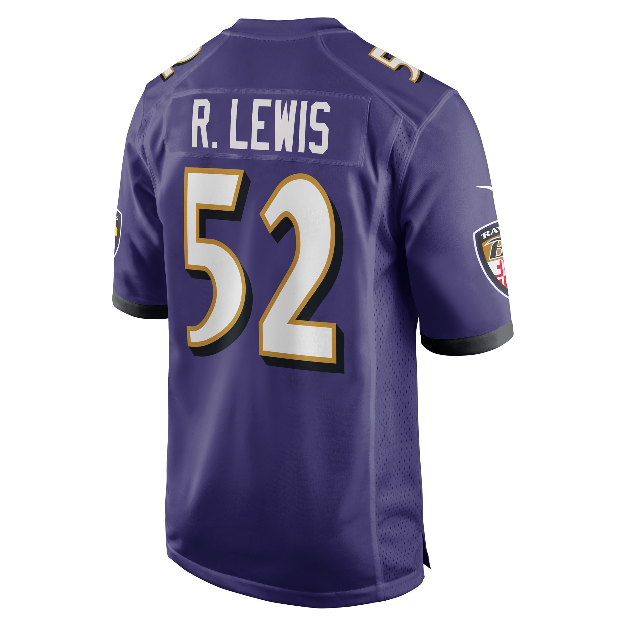 Baltimore Ravens Ray Lewis Purple Retired Player NFL Jersey Men's