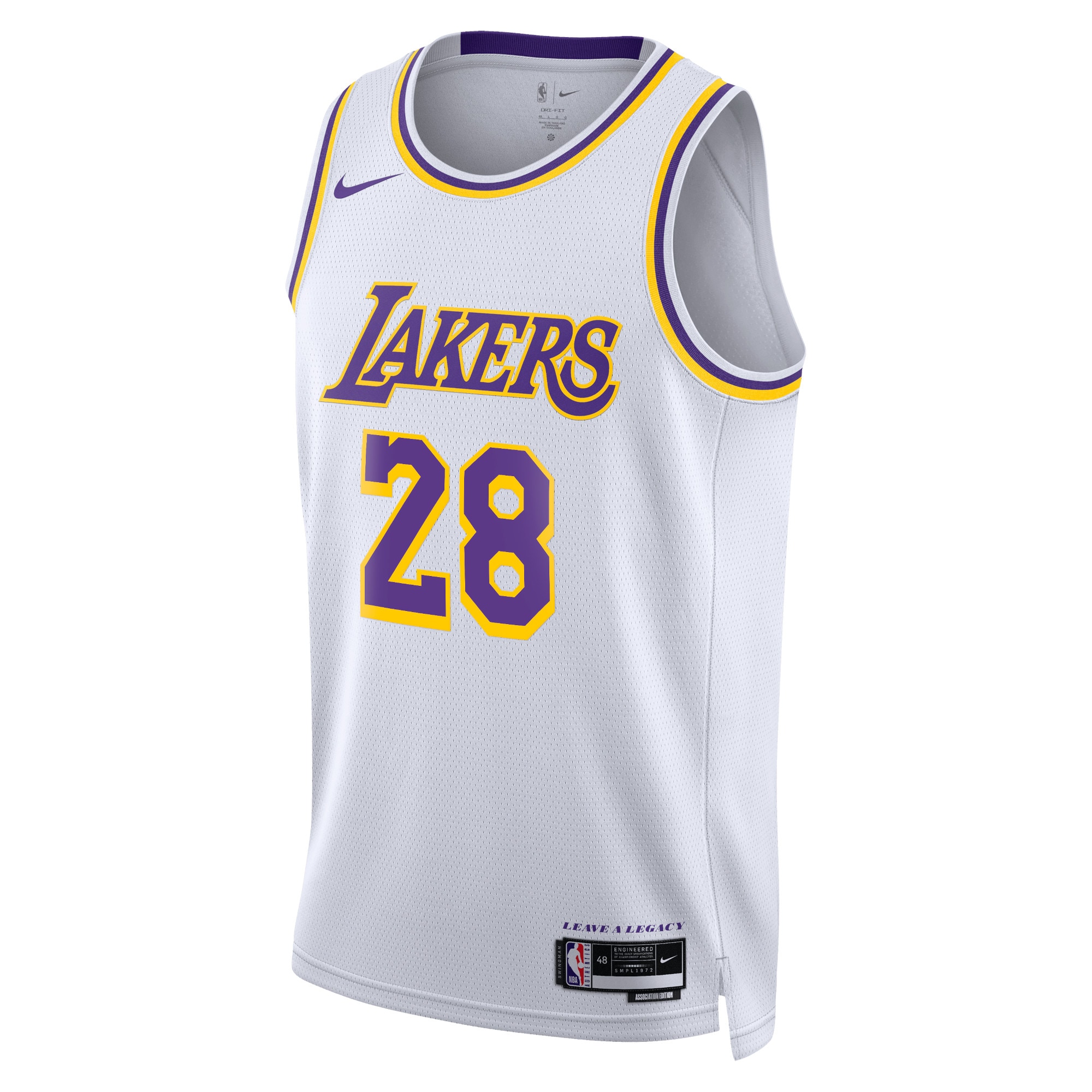 Los Angeles Lakers Association Edition Swingman White Rui Hachimur Unisex NBA Jersey Unisex