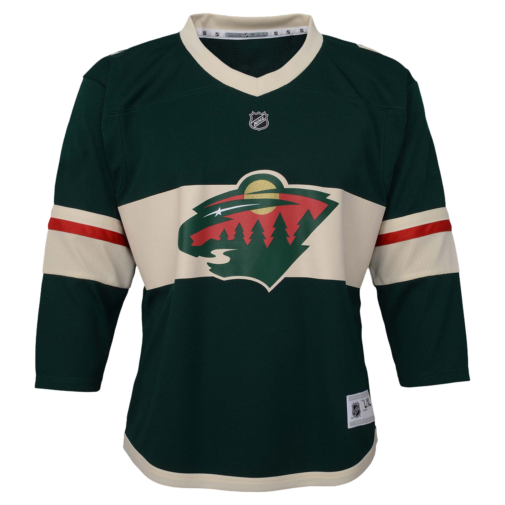 Minnesota Wild Green Custom NHL Jersey Youth